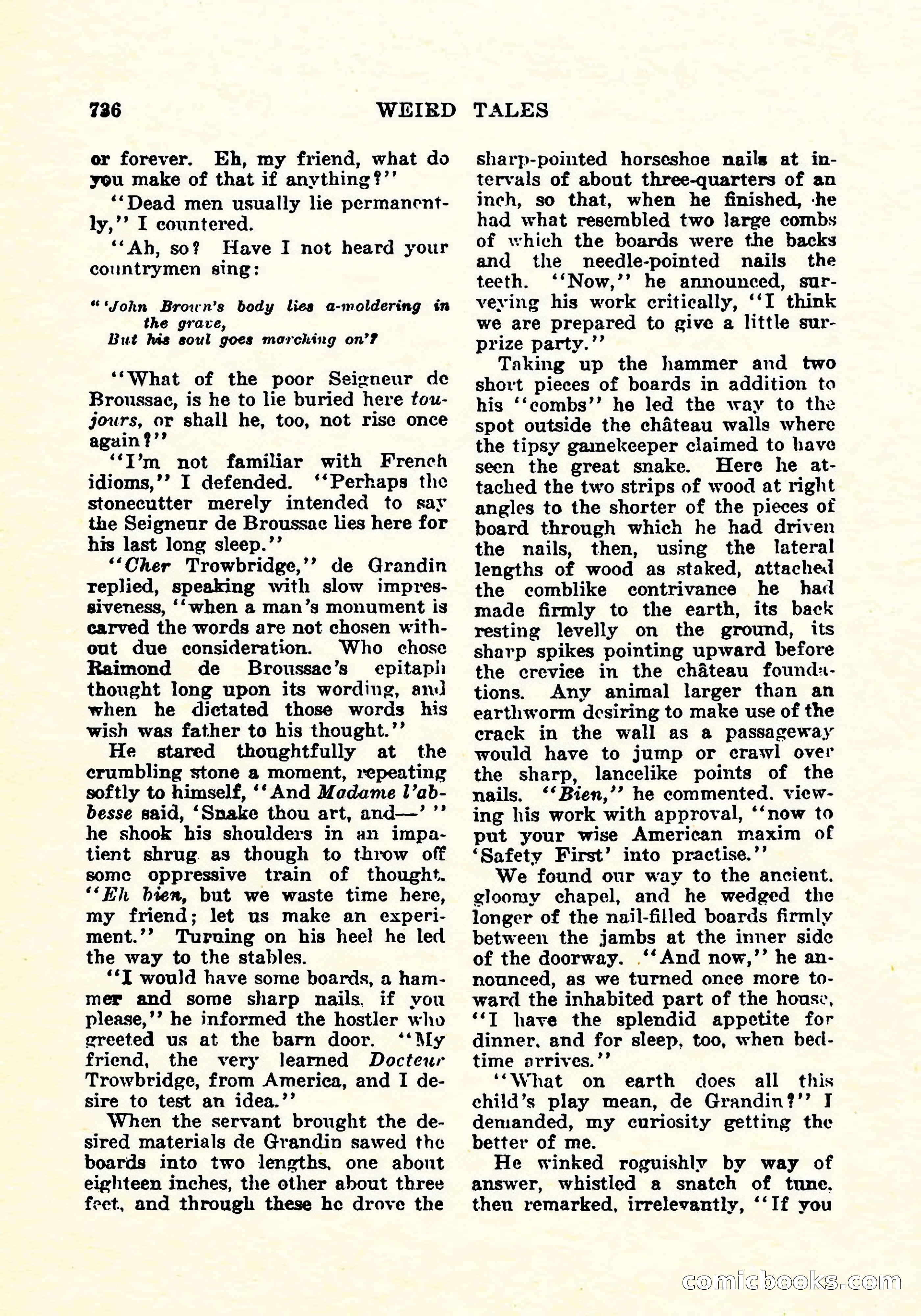Weird Tales, December 1925 — page 17 of 146