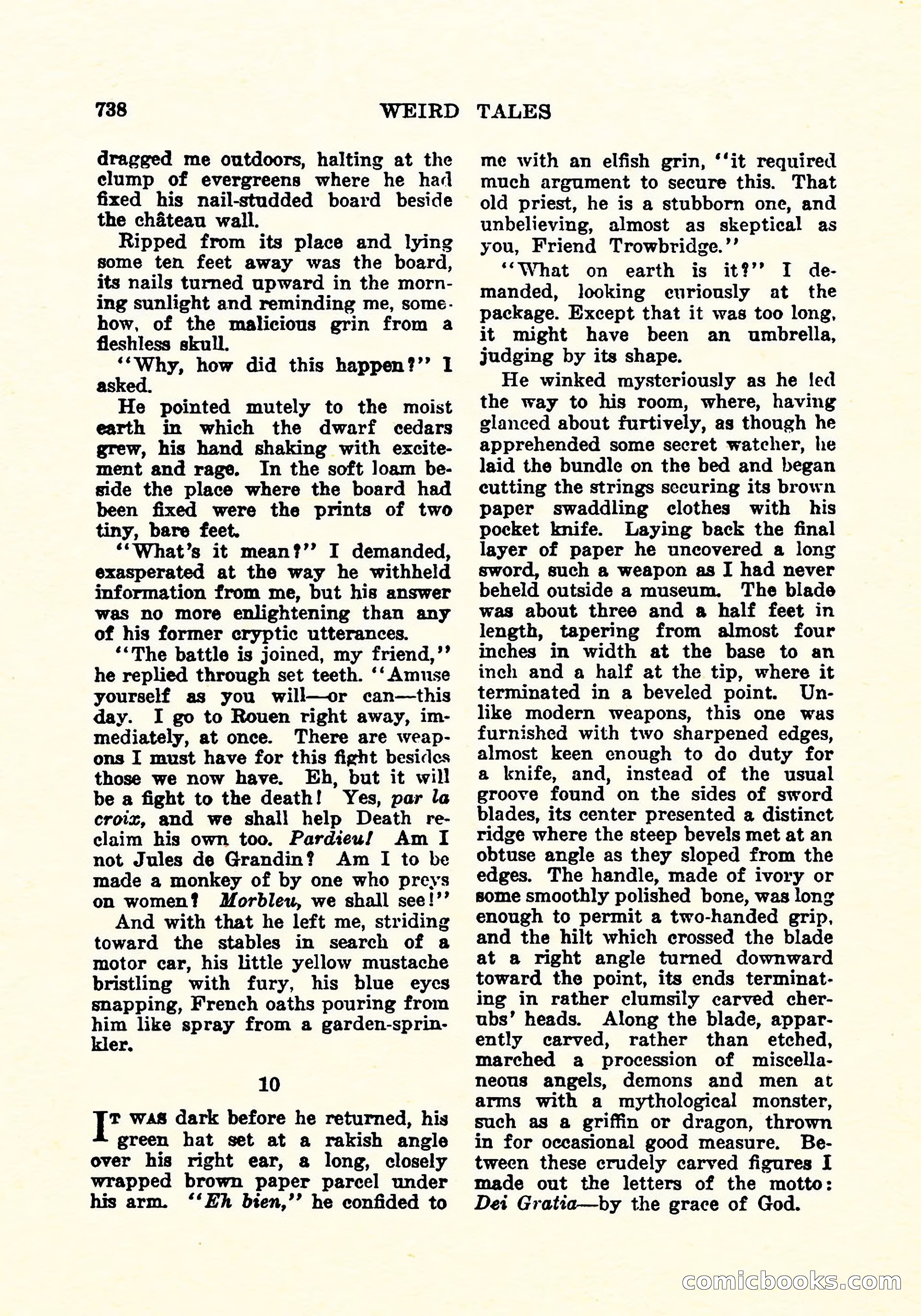 Weird Tales, December 1925 — page 19 of 146