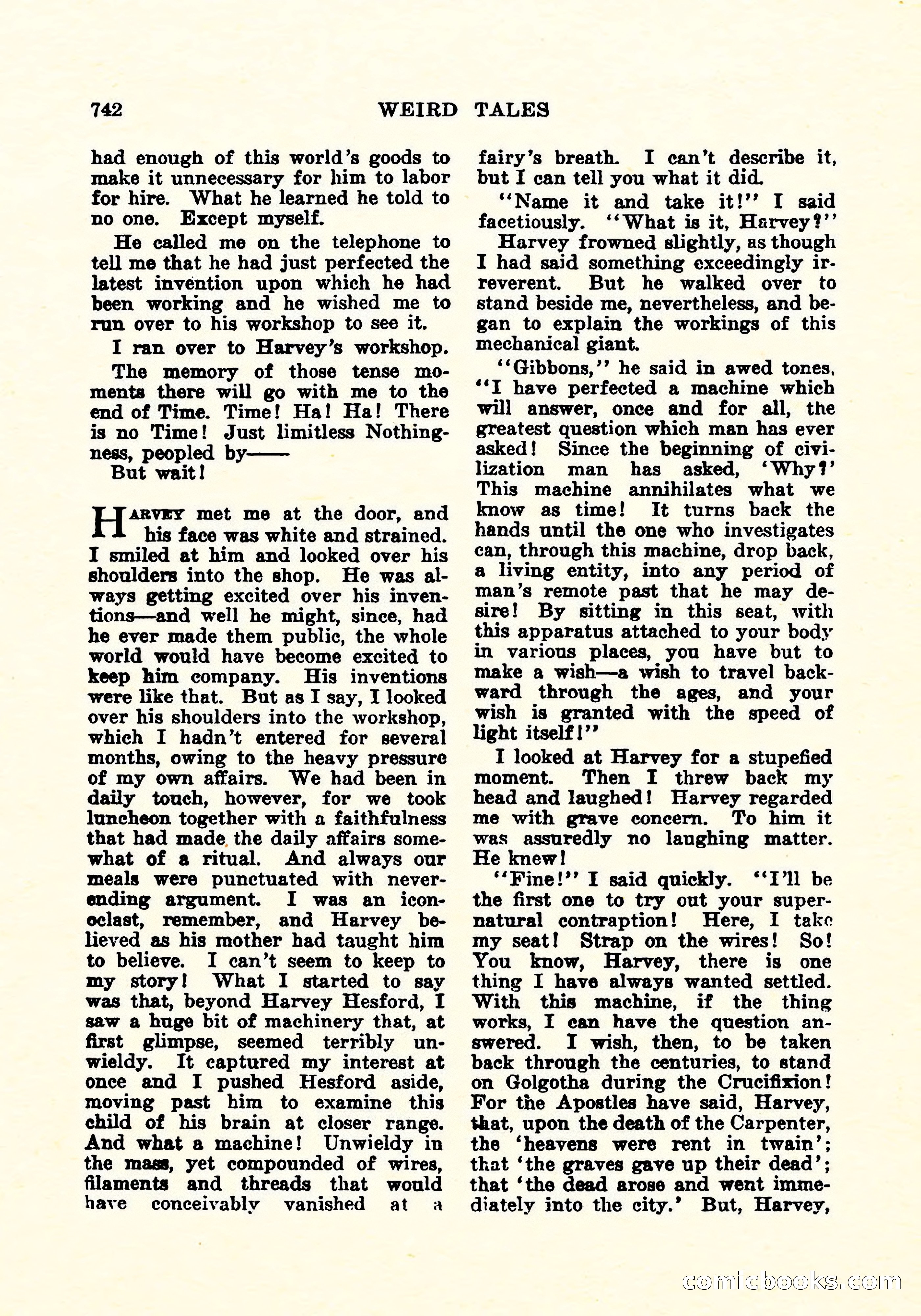 Weird Tales, December 1925 — page 23 of 146
