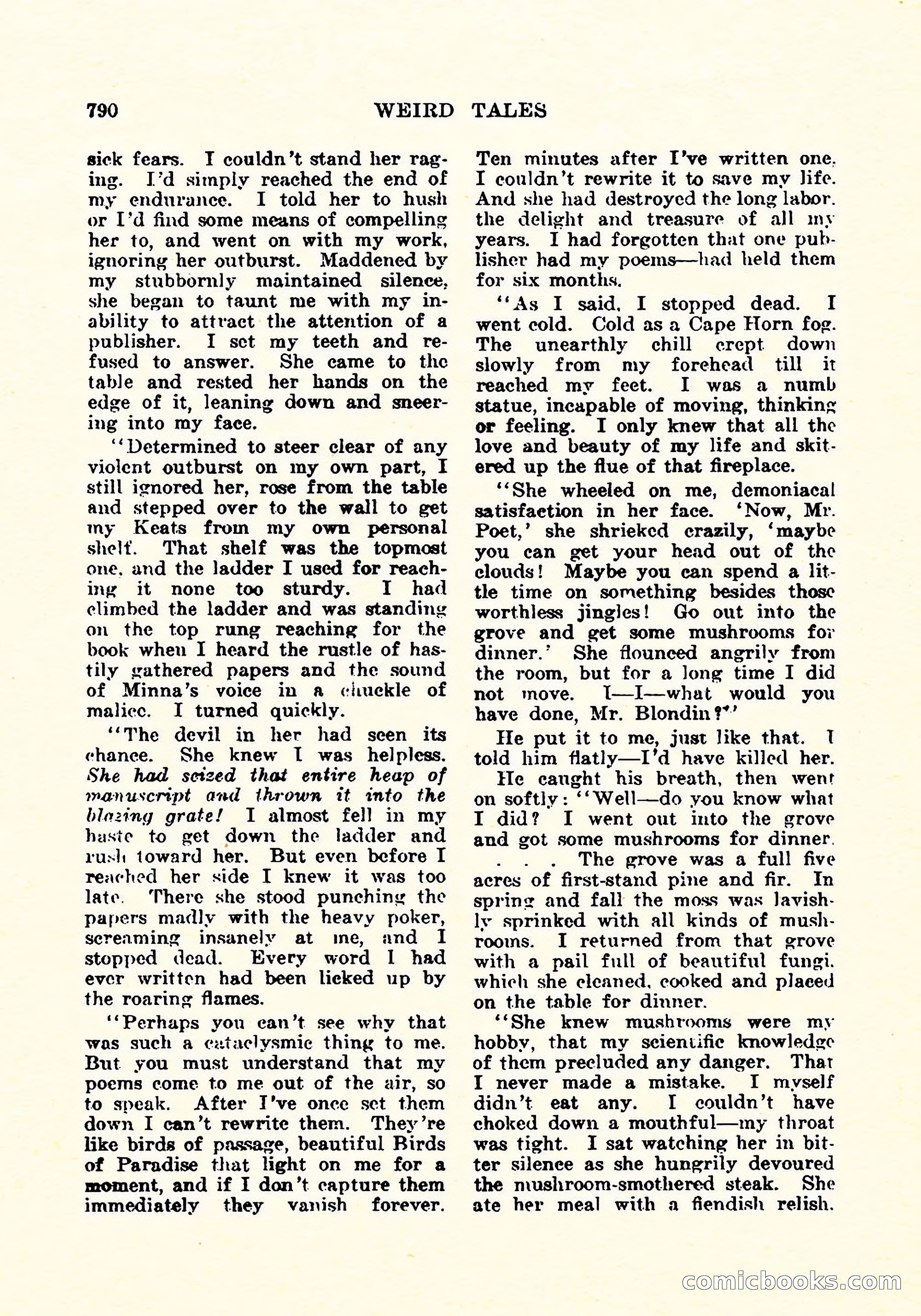 Weird Tales, December 1925 — page 71 of 146