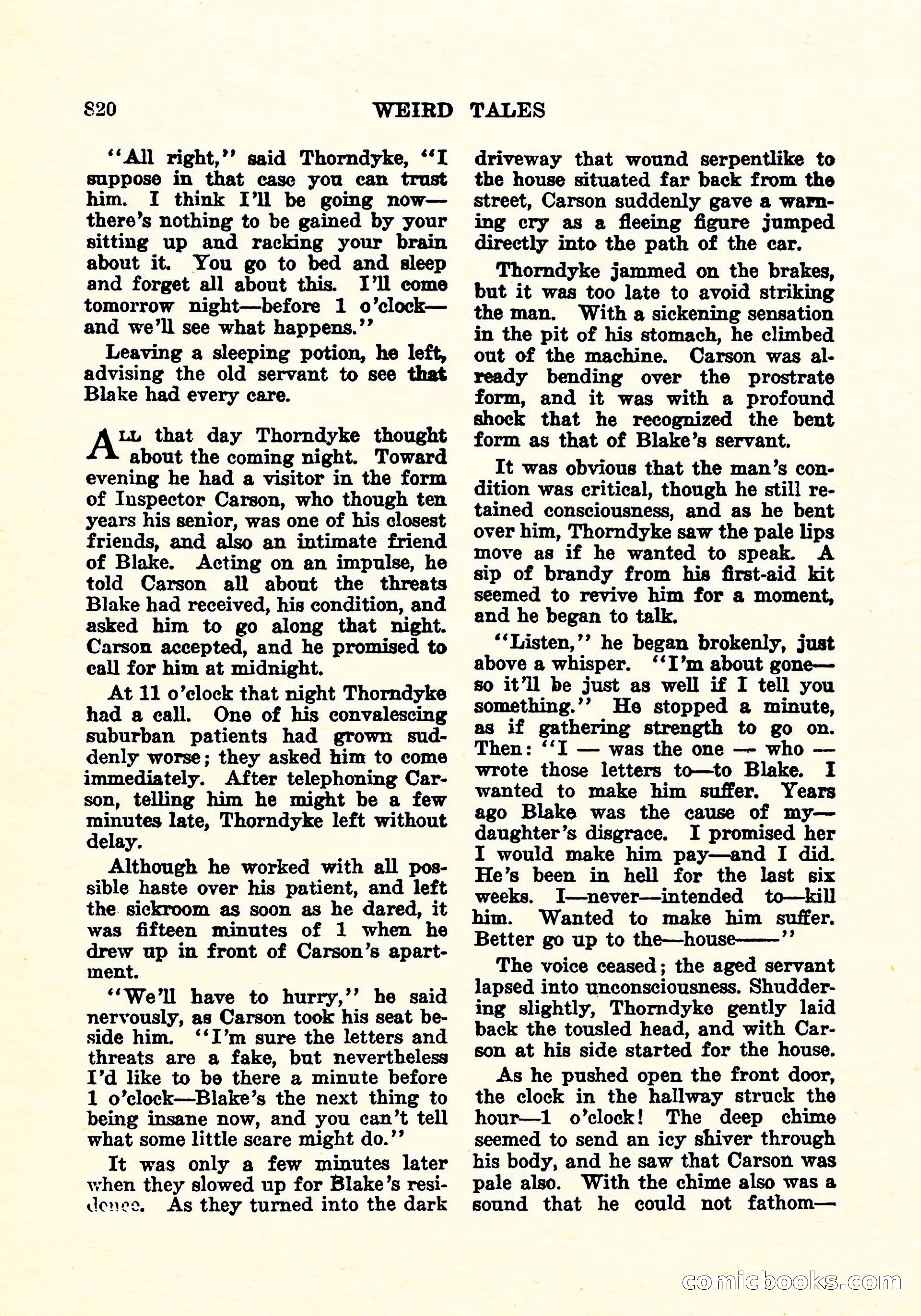 Weird Tales, December 1925 — page 101 of 146