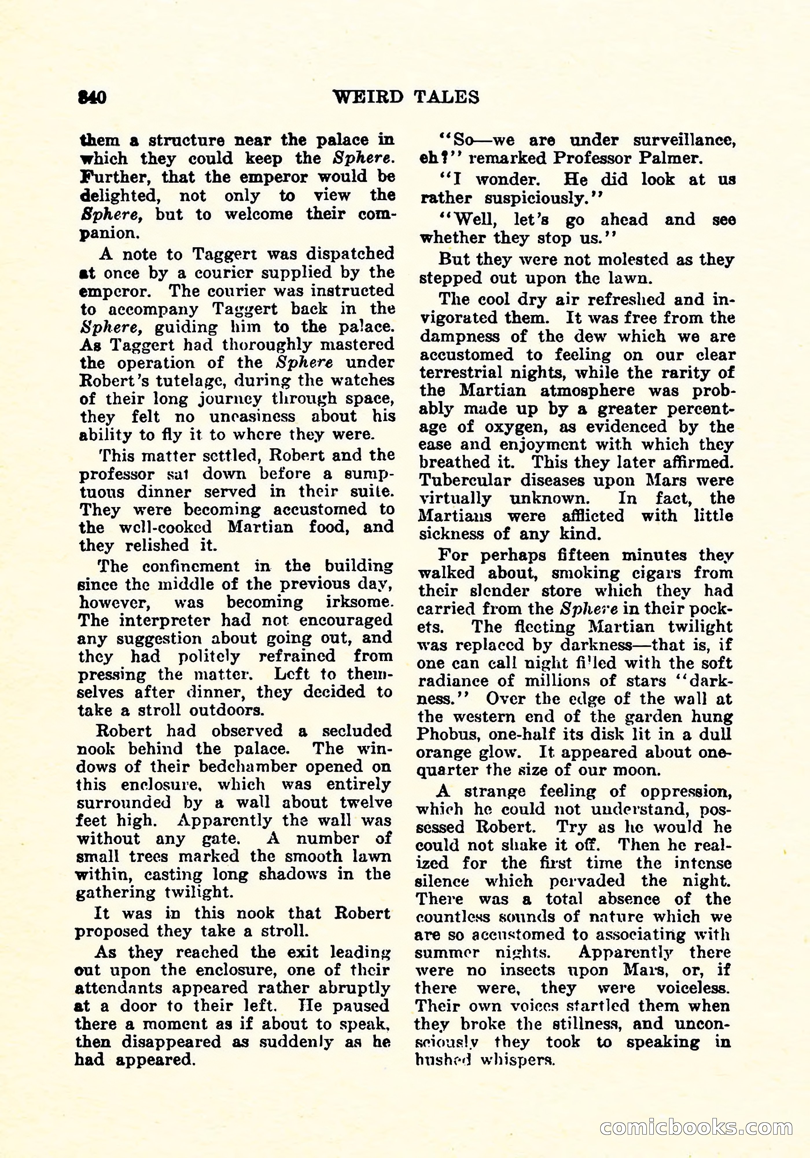 Weird Tales, December 1925 — page 121 of 146