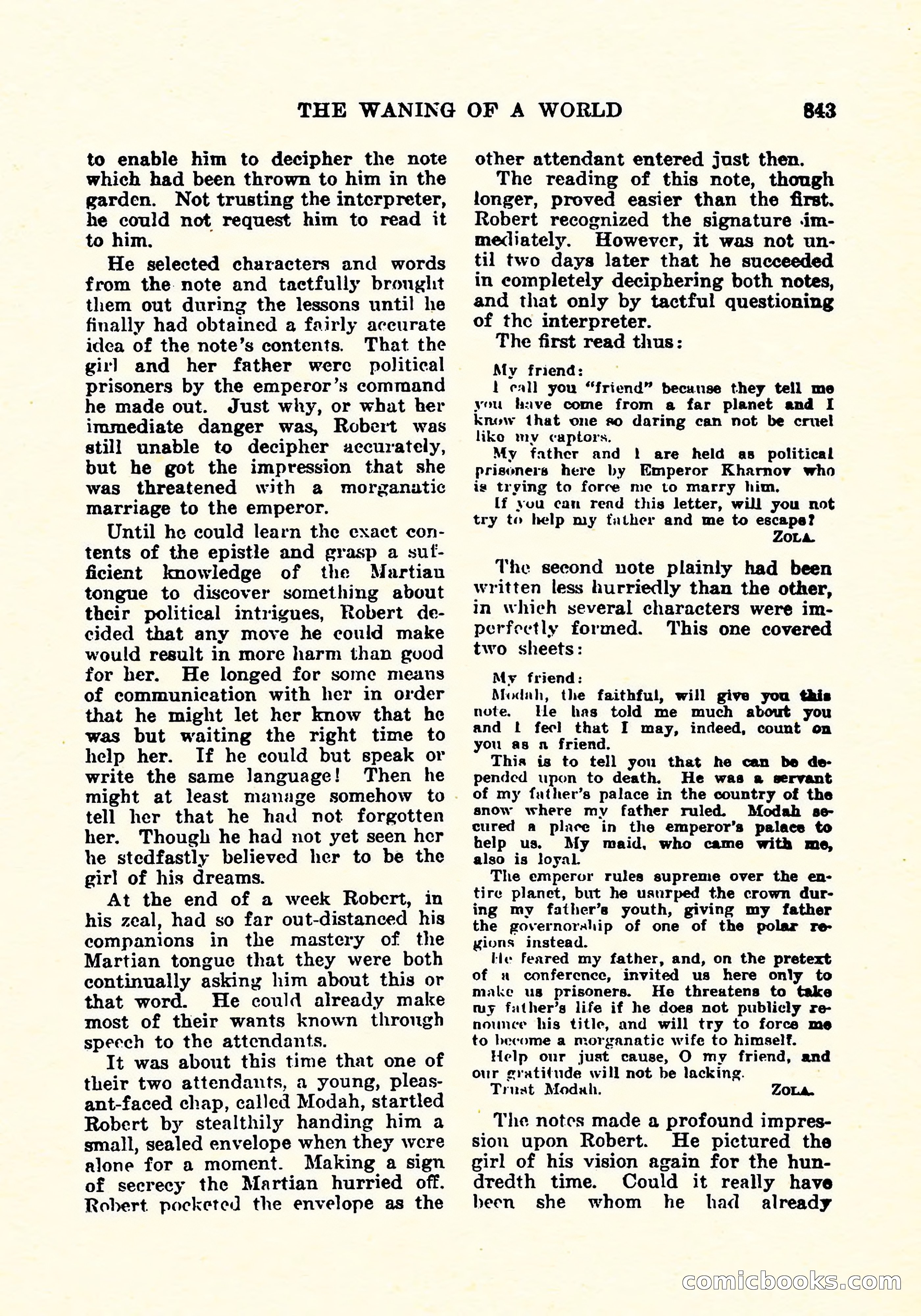 Weird Tales, December 1925 — page 124 of 146