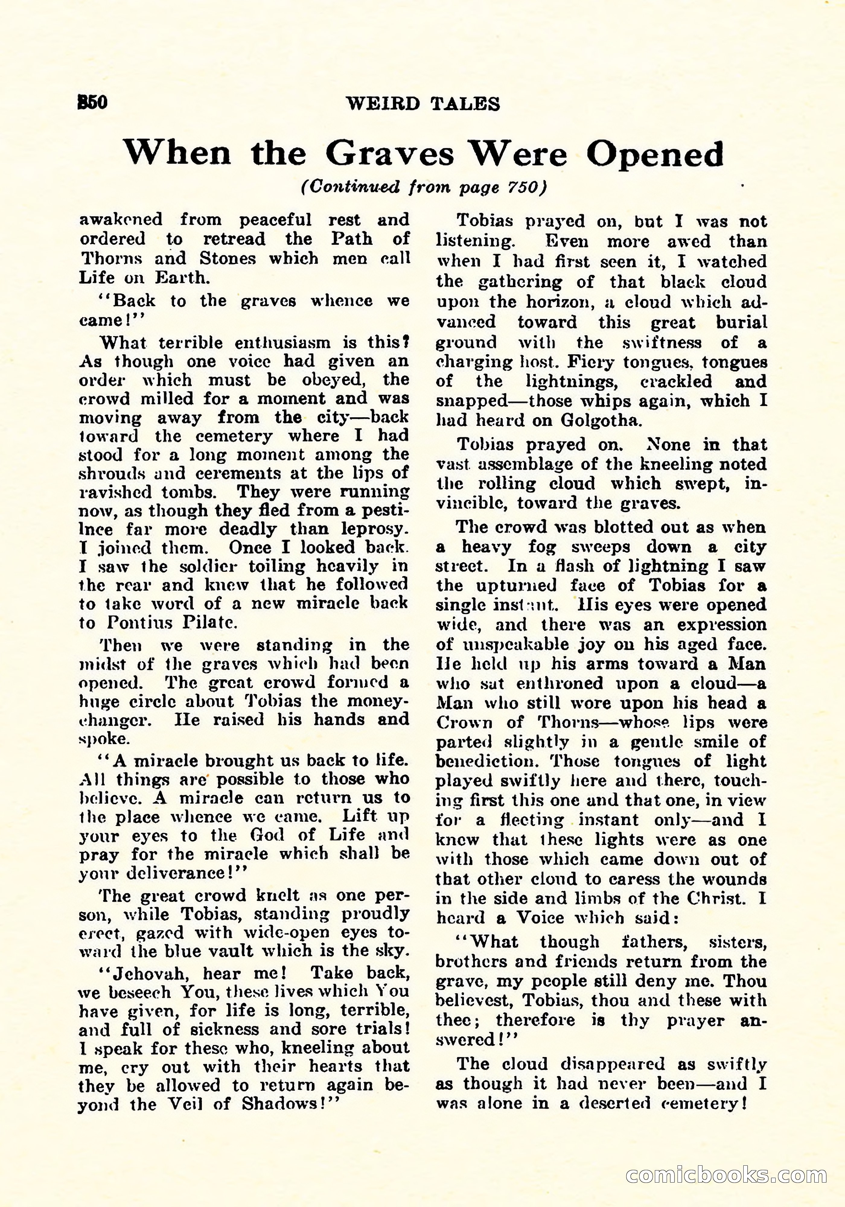 Weird Tales, December 1925 — page 131 of 146