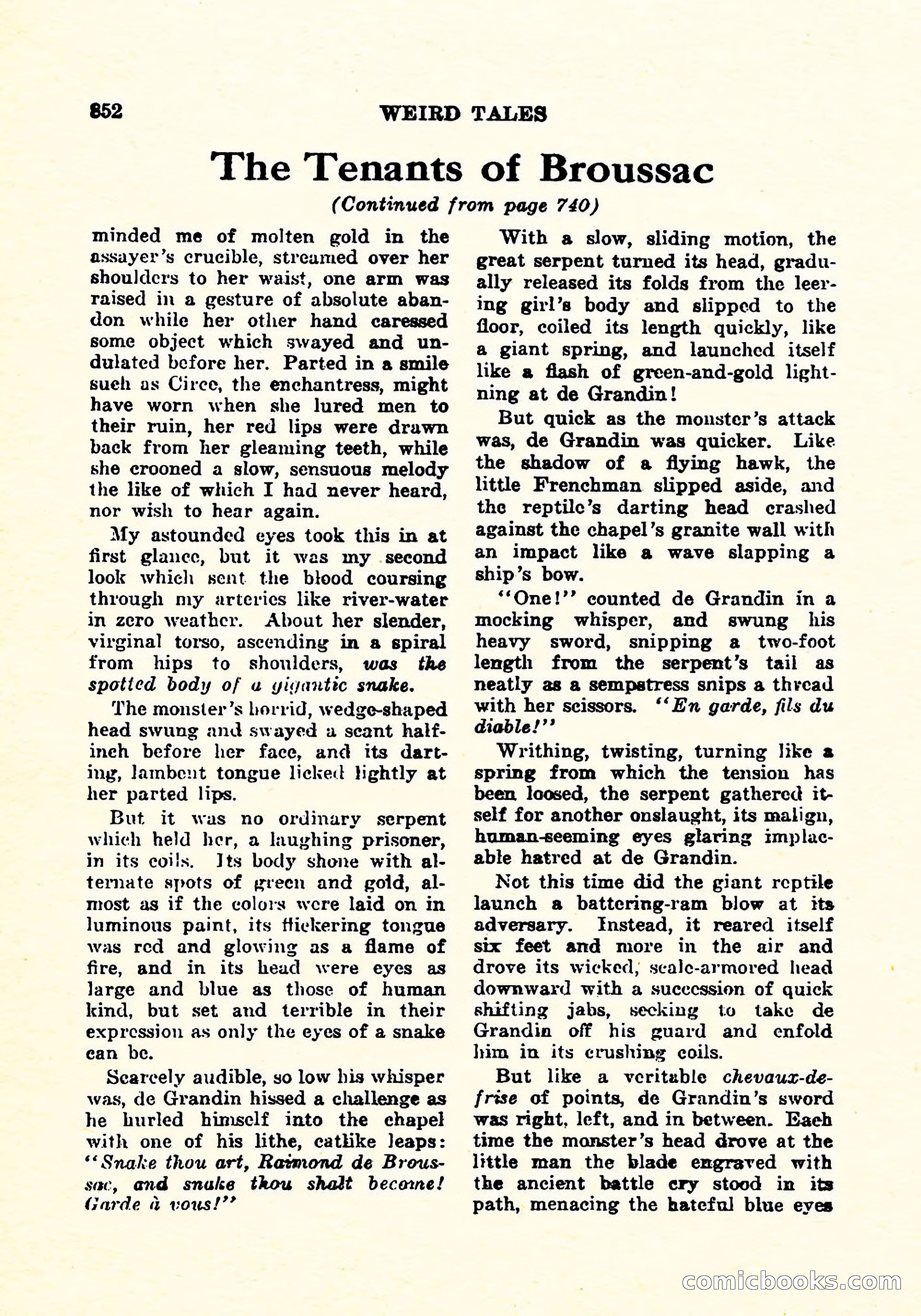 Weird Tales, December 1925 — page 133 of 146