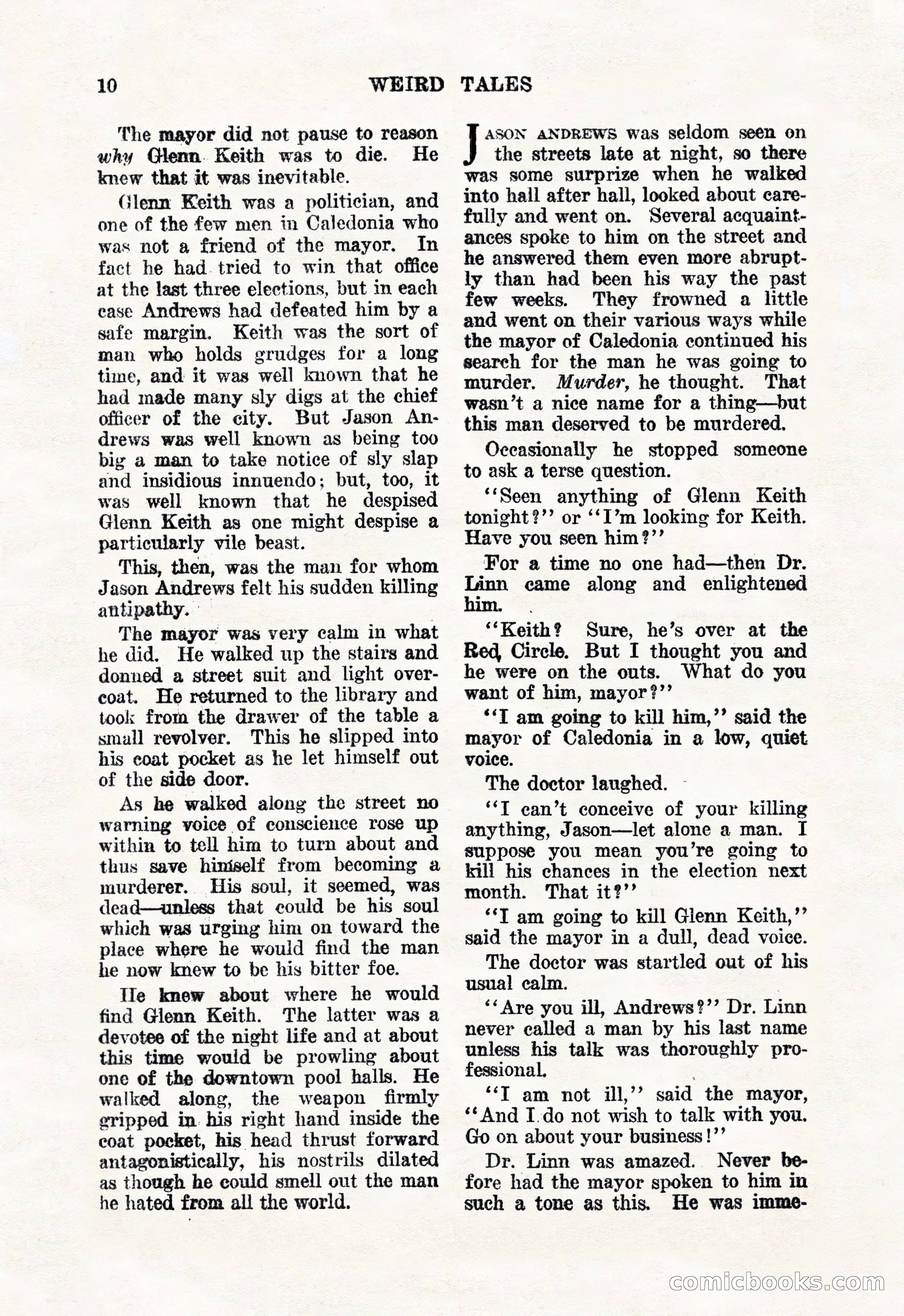 Weird Tales, January 1926 — page 12 of 148