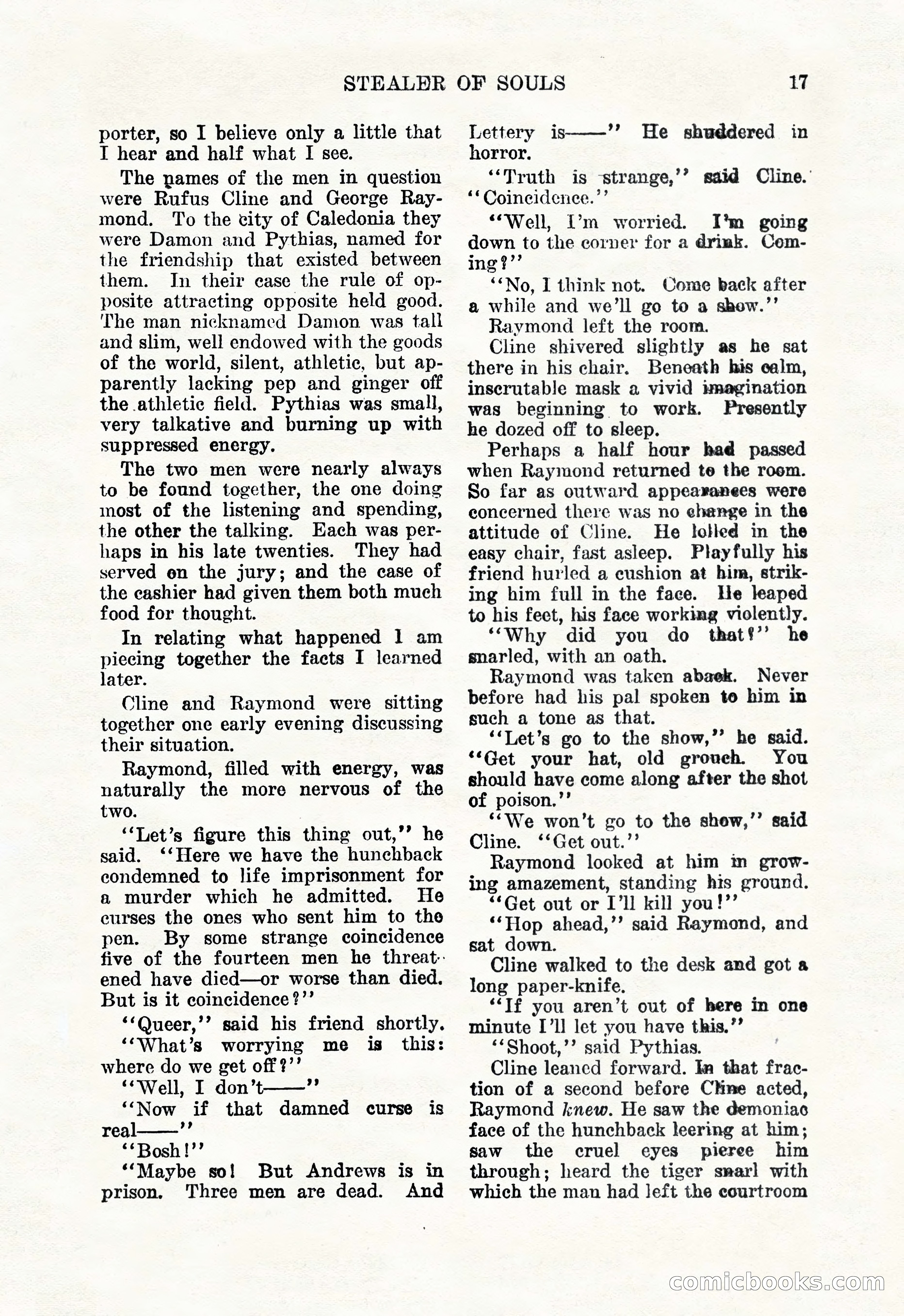 Weird Tales, January 1926 — page 19 of 148