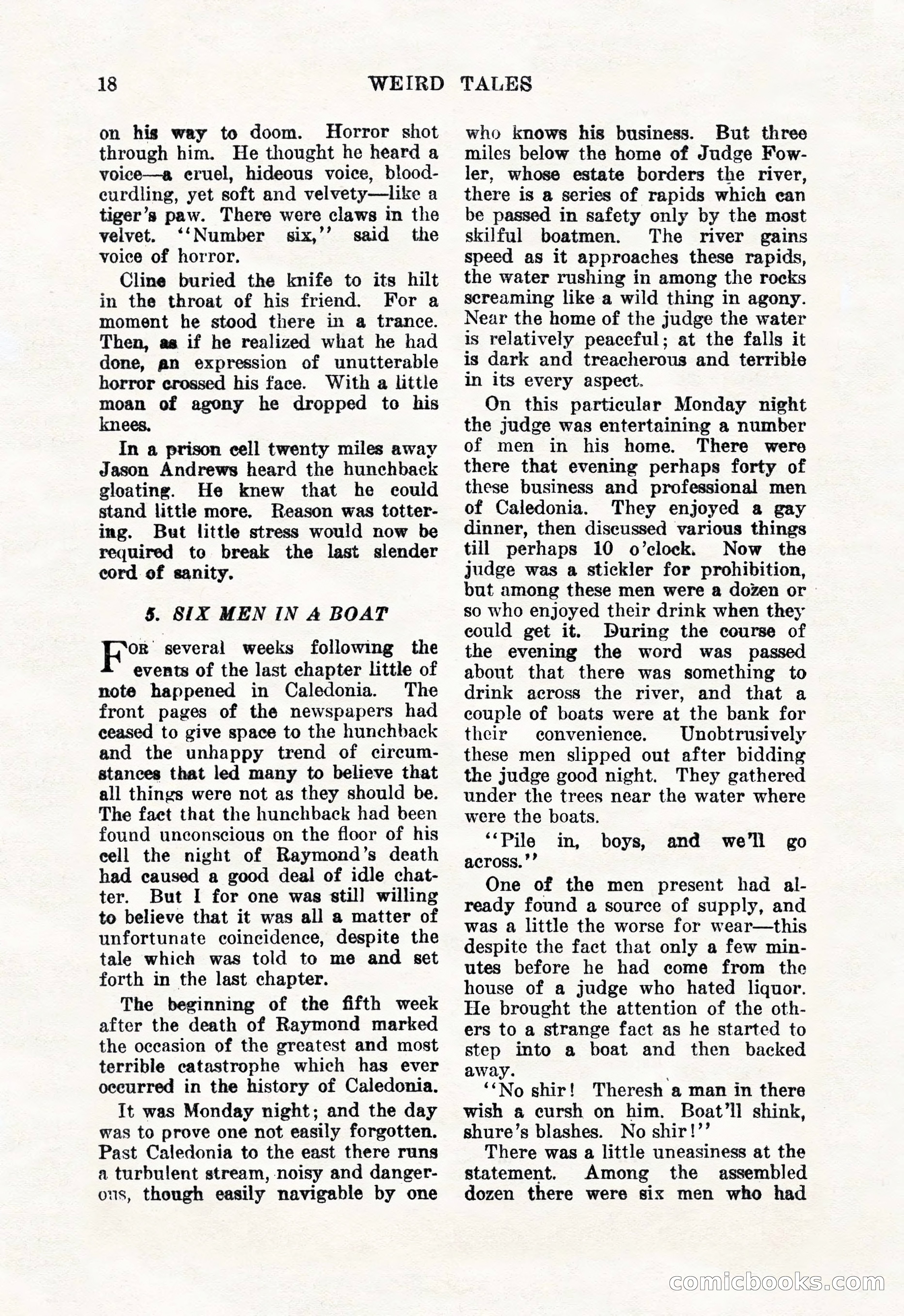 Weird Tales, January 1926 — page 20 of 148