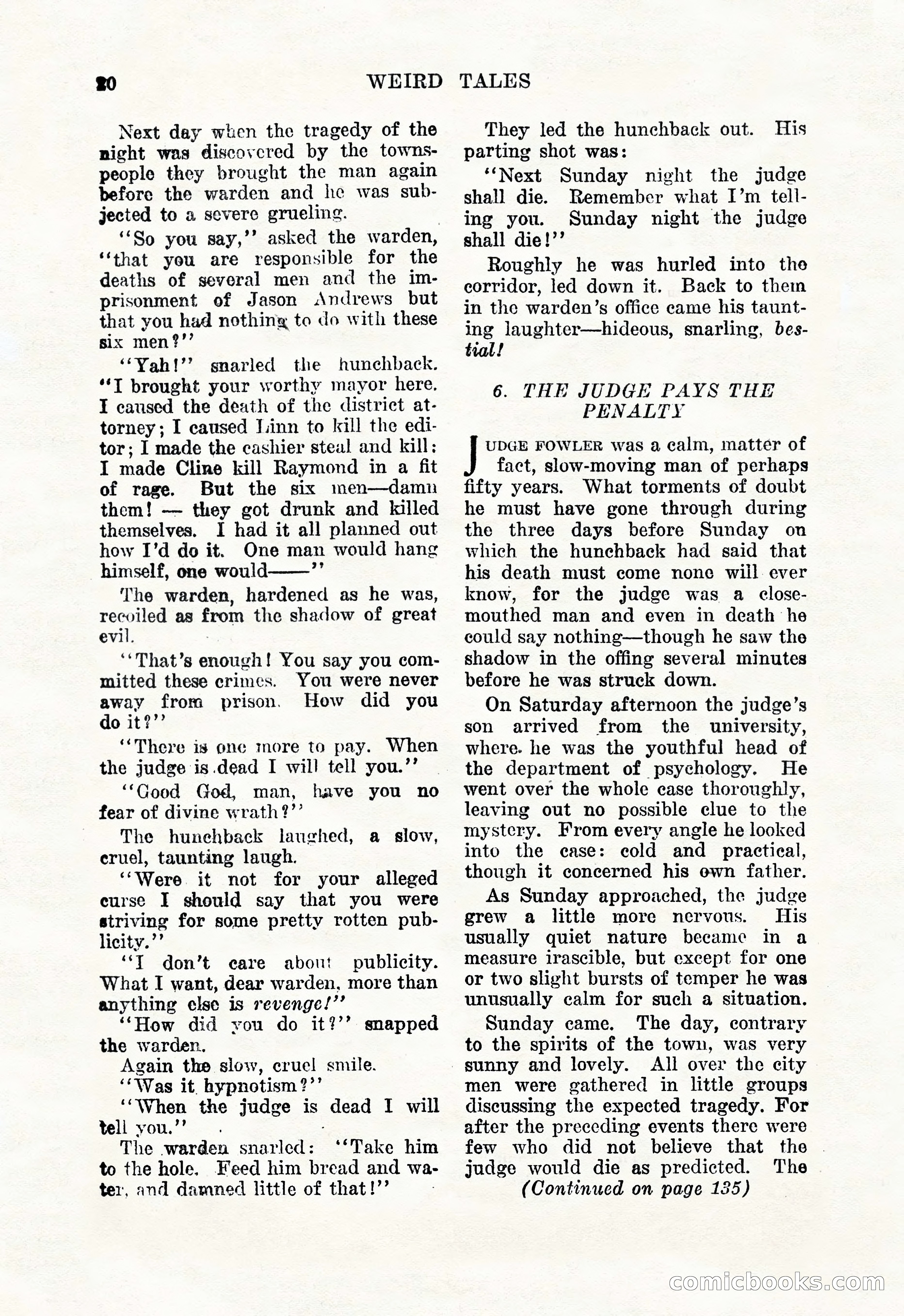 Weird Tales, January 1926 — page 22 of 148