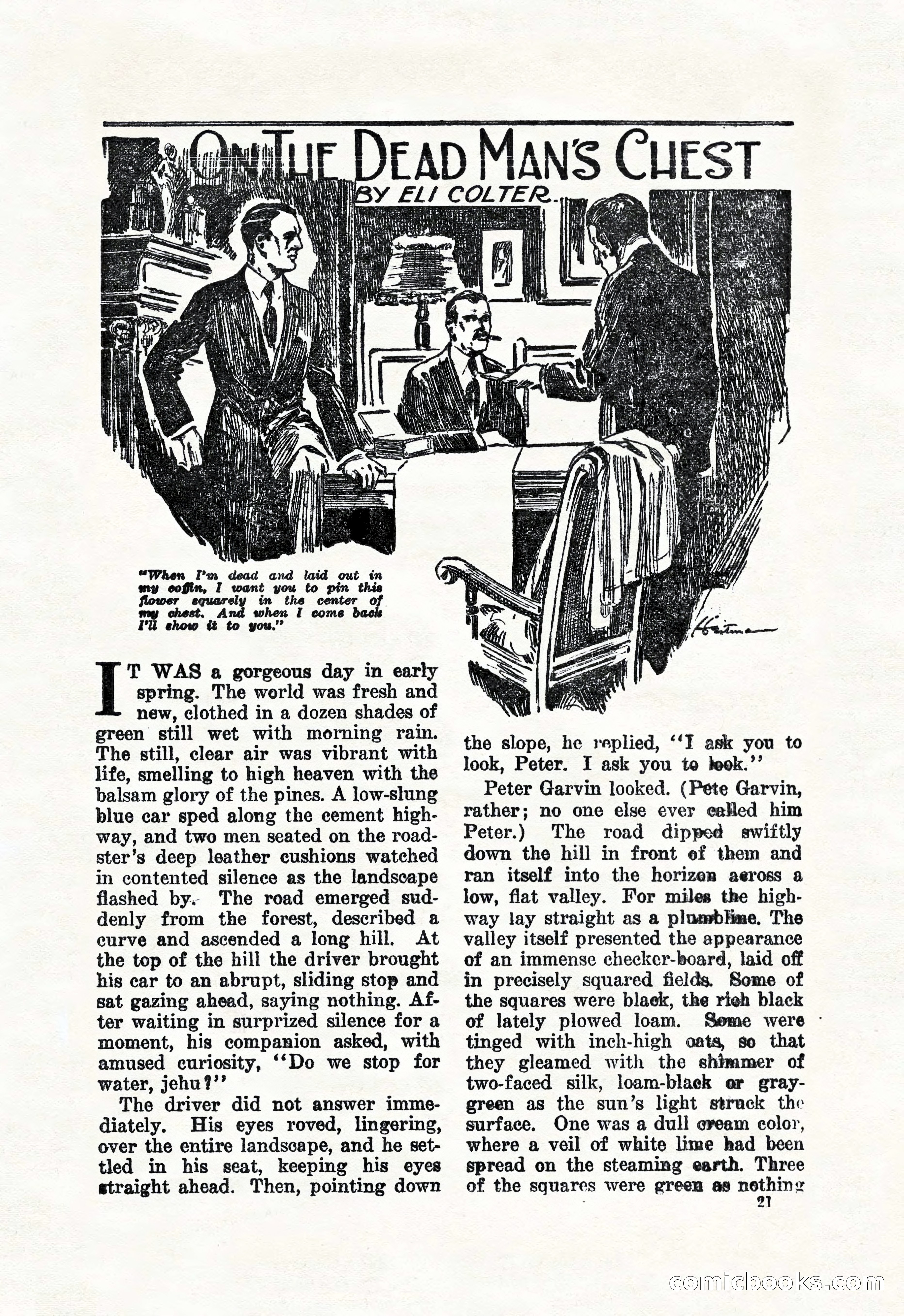 Weird Tales, January 1926 — page 23 of 148