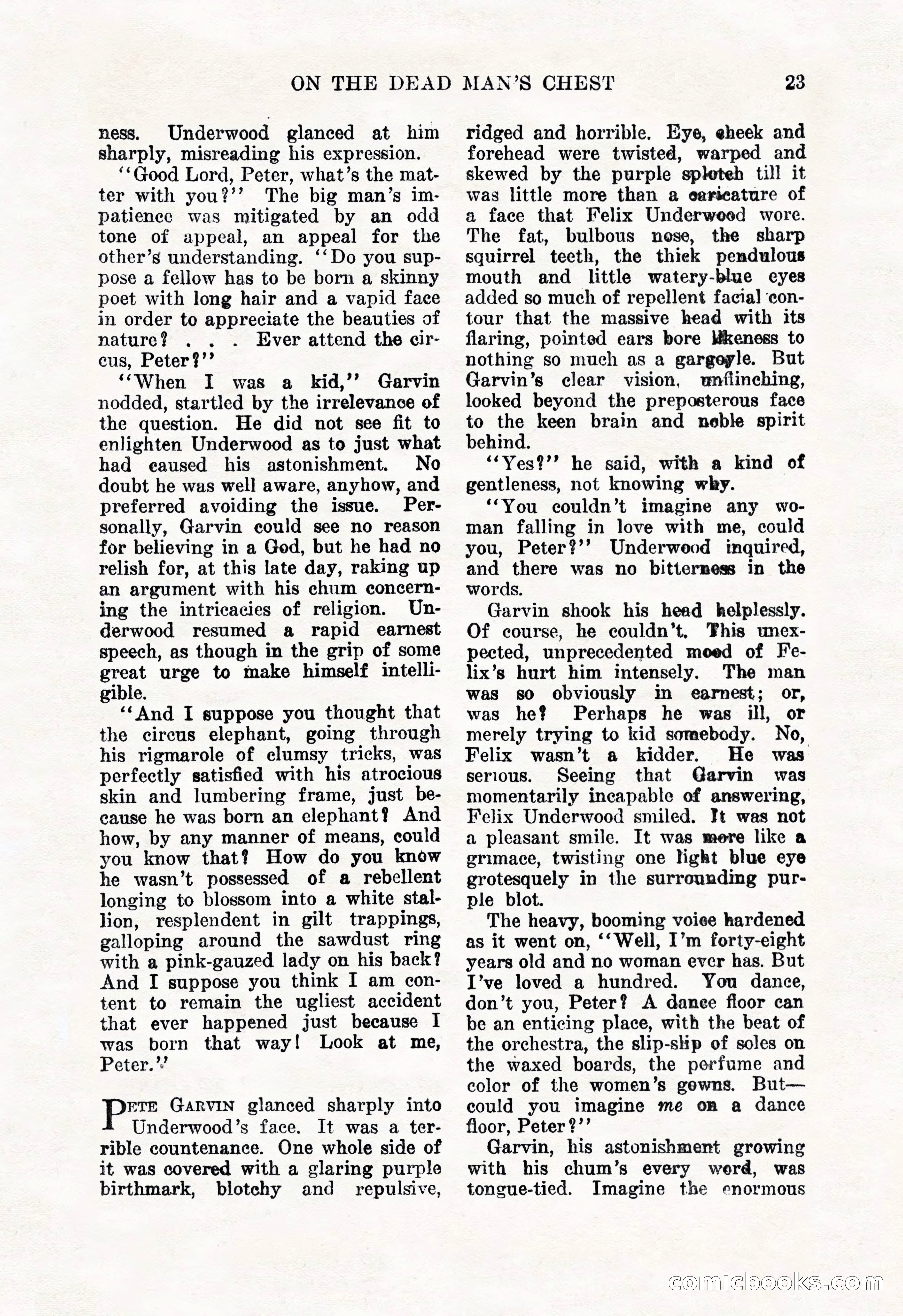 Weird Tales, January 1926 — page 25 of 148