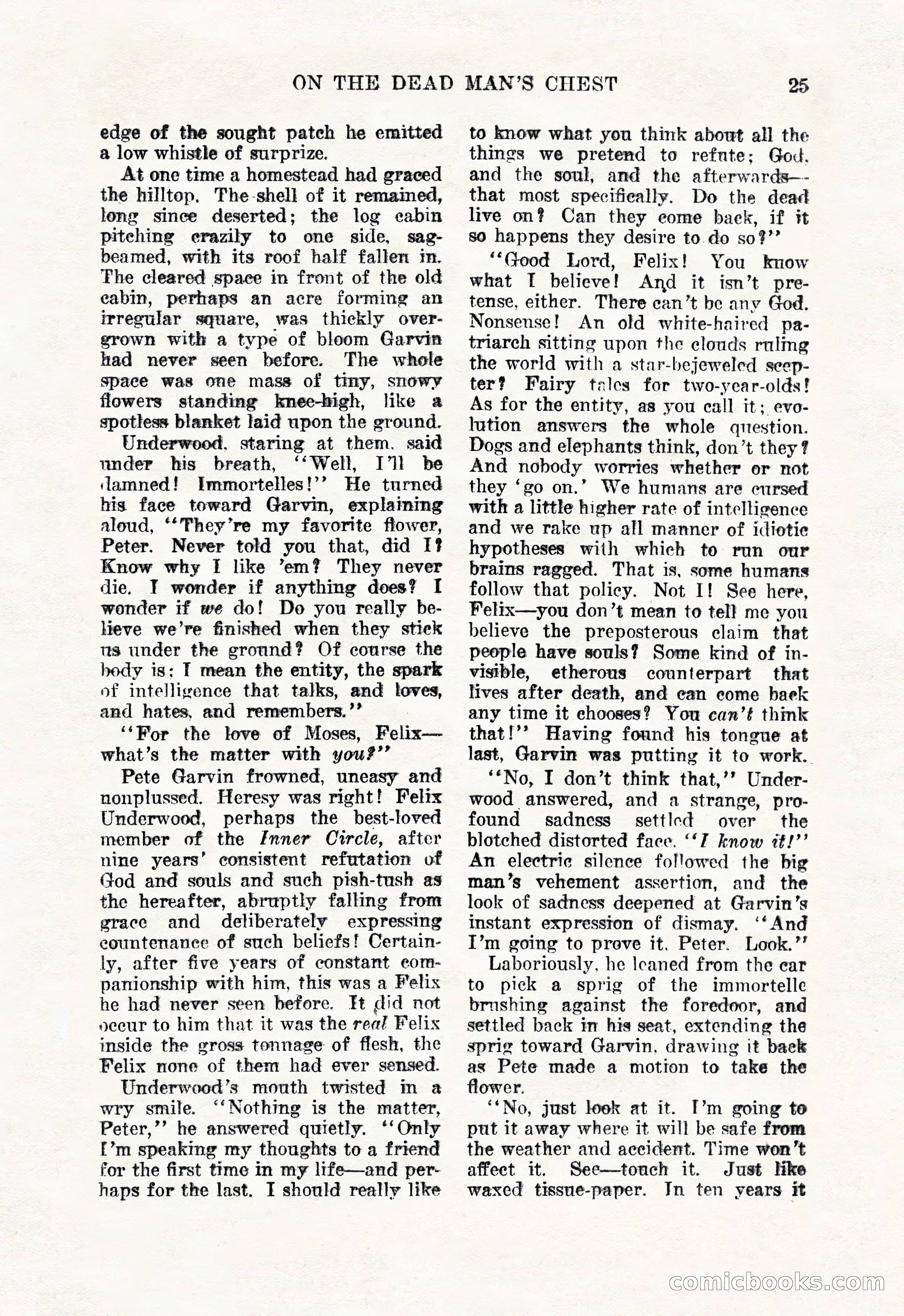 Weird Tales, January 1926 — page 27 of 148