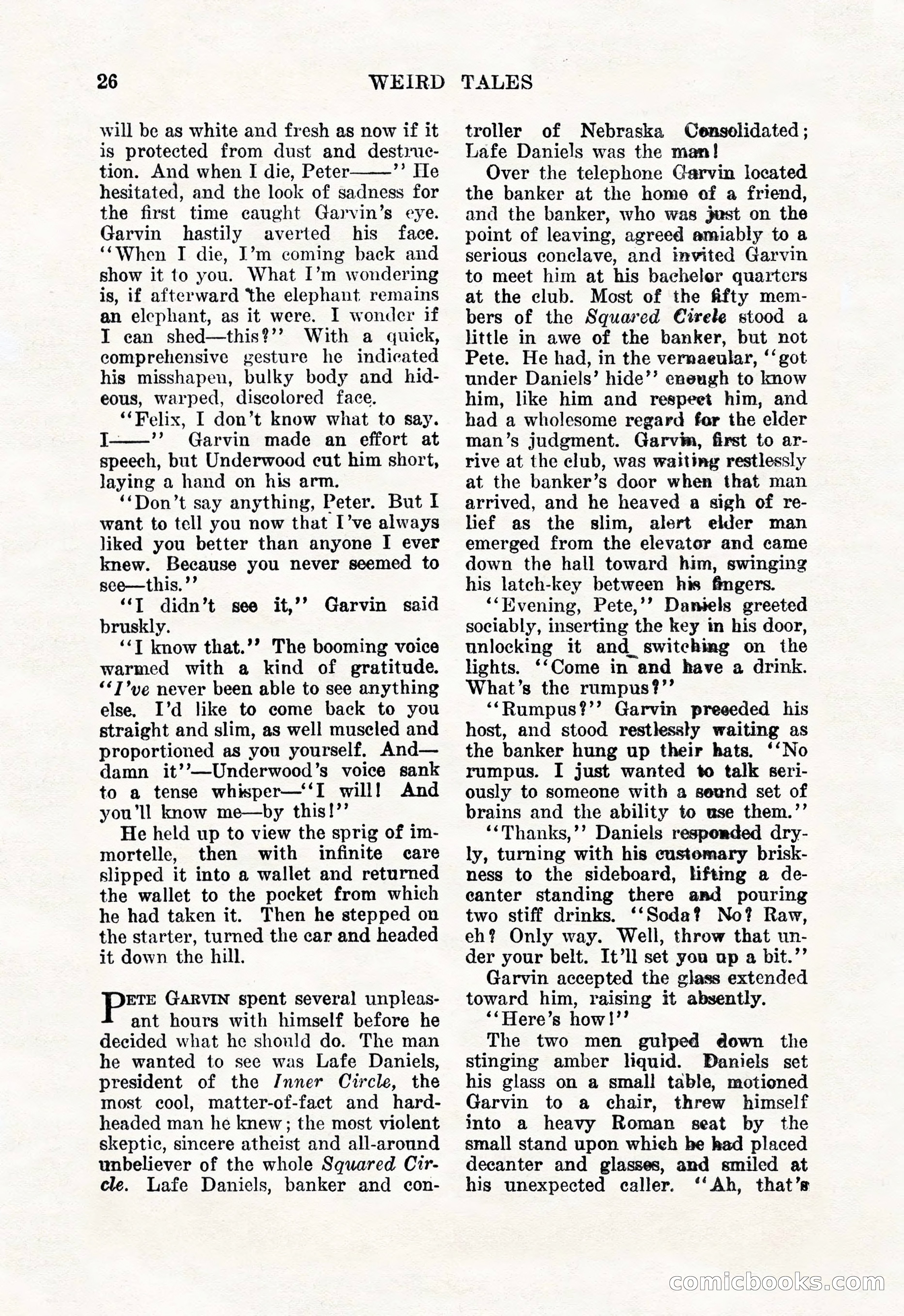 Weird Tales, January 1926 — page 28 of 148