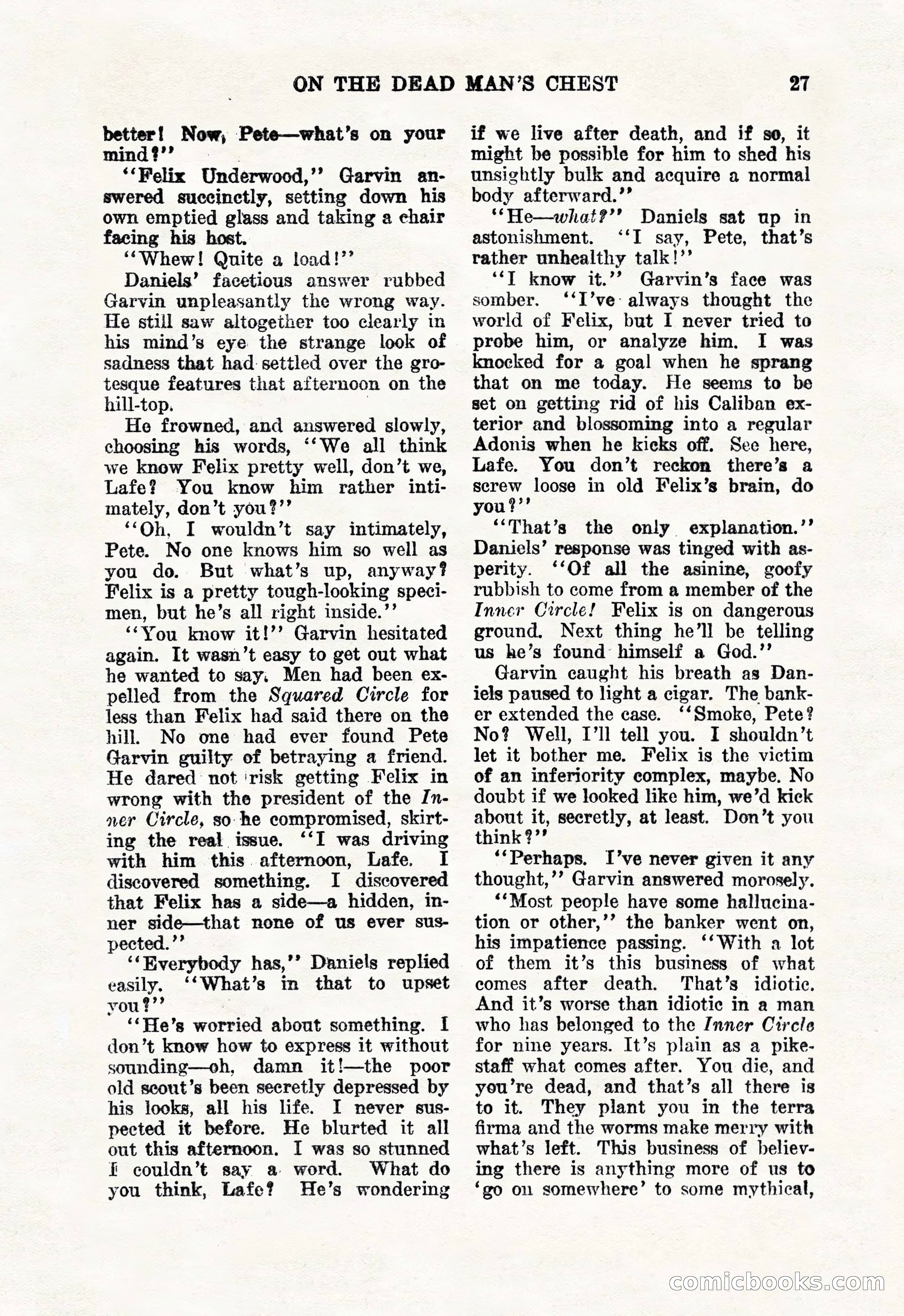 Weird Tales, January 1926 — page 29 of 148