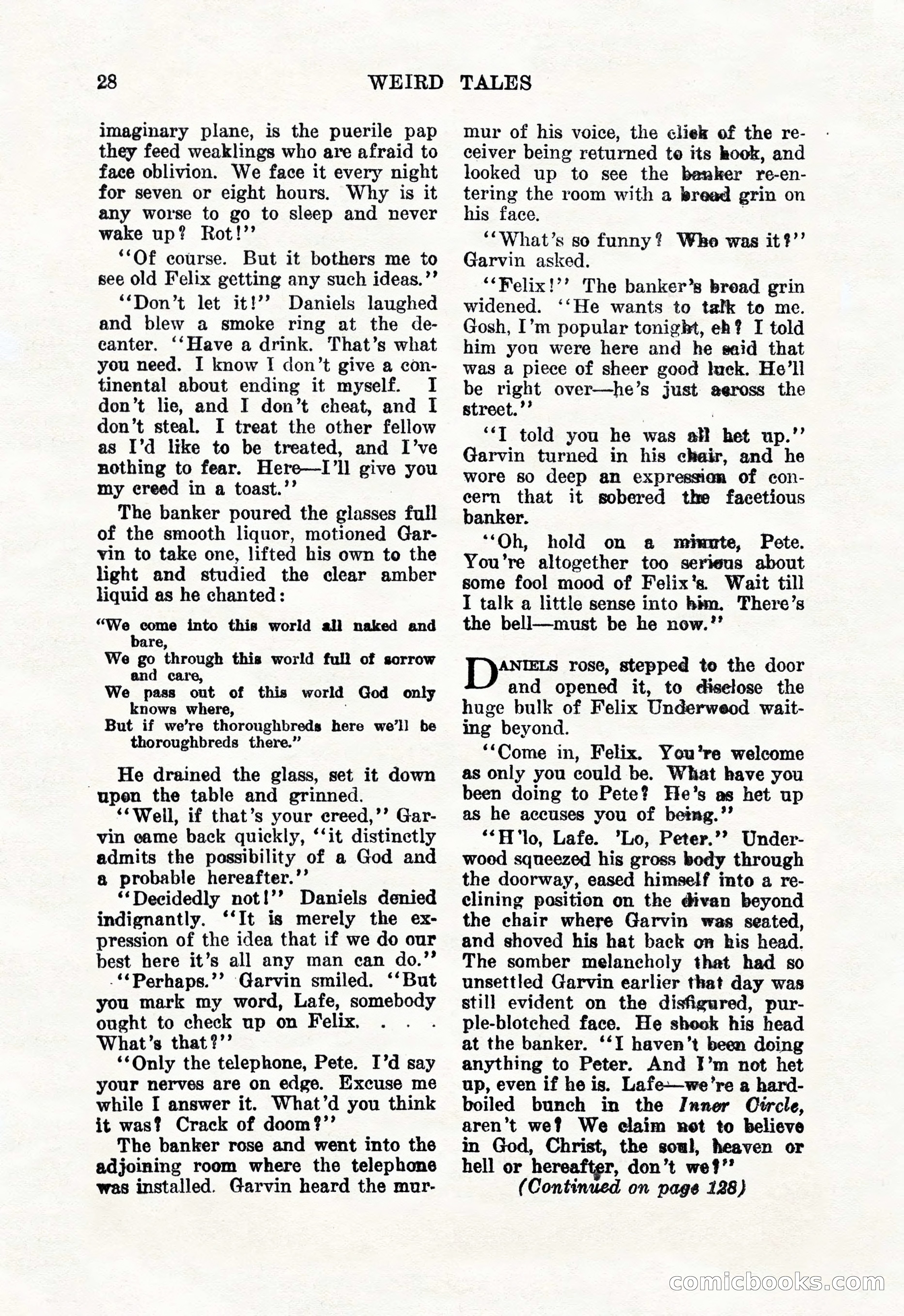 Weird Tales, January 1926 — page 30 of 148