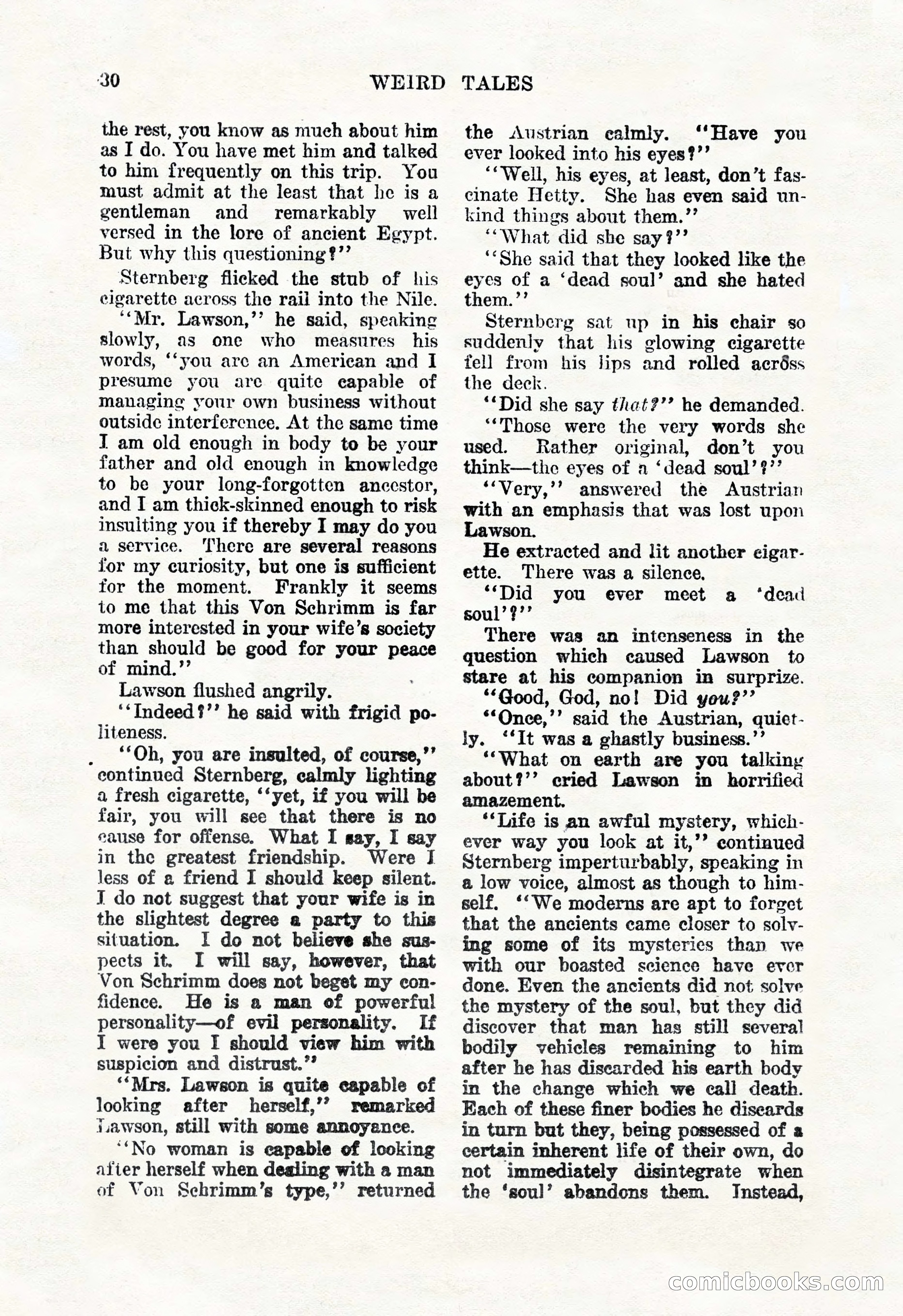 Weird Tales, January 1926 — page 32 of 148