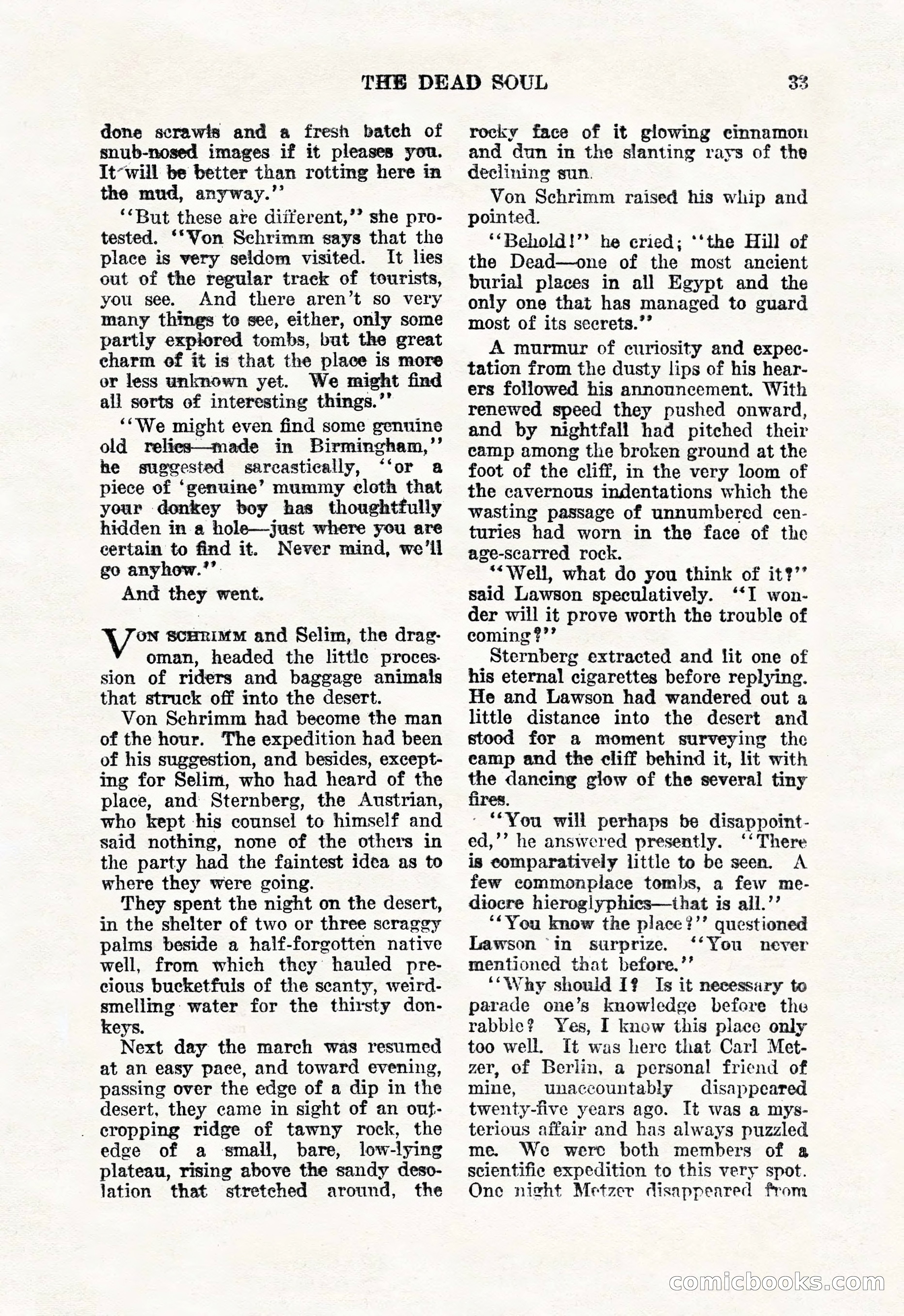 Weird Tales, January 1926 — page 35 of 148