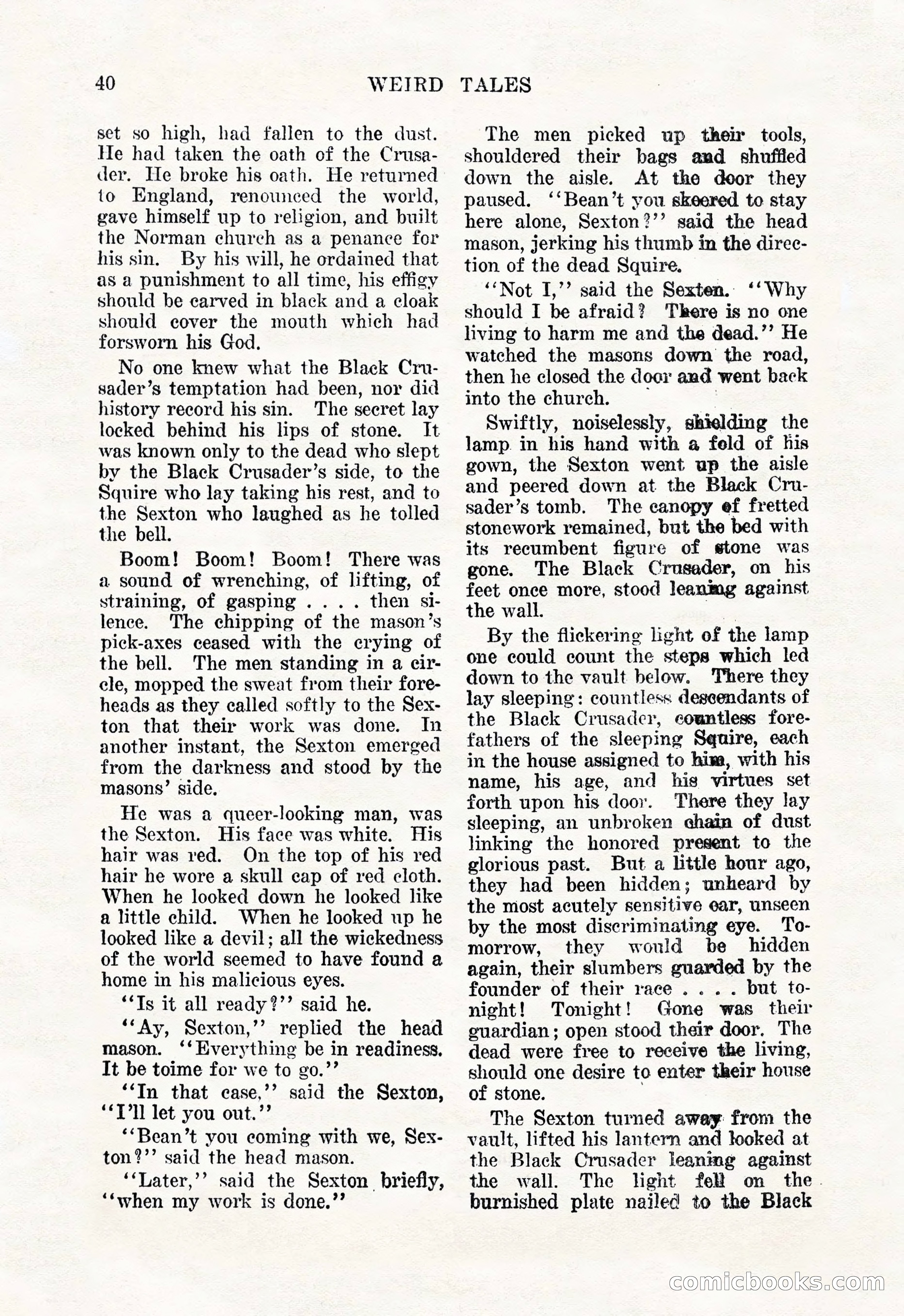 Weird Tales, January 1926 — page 42 of 148