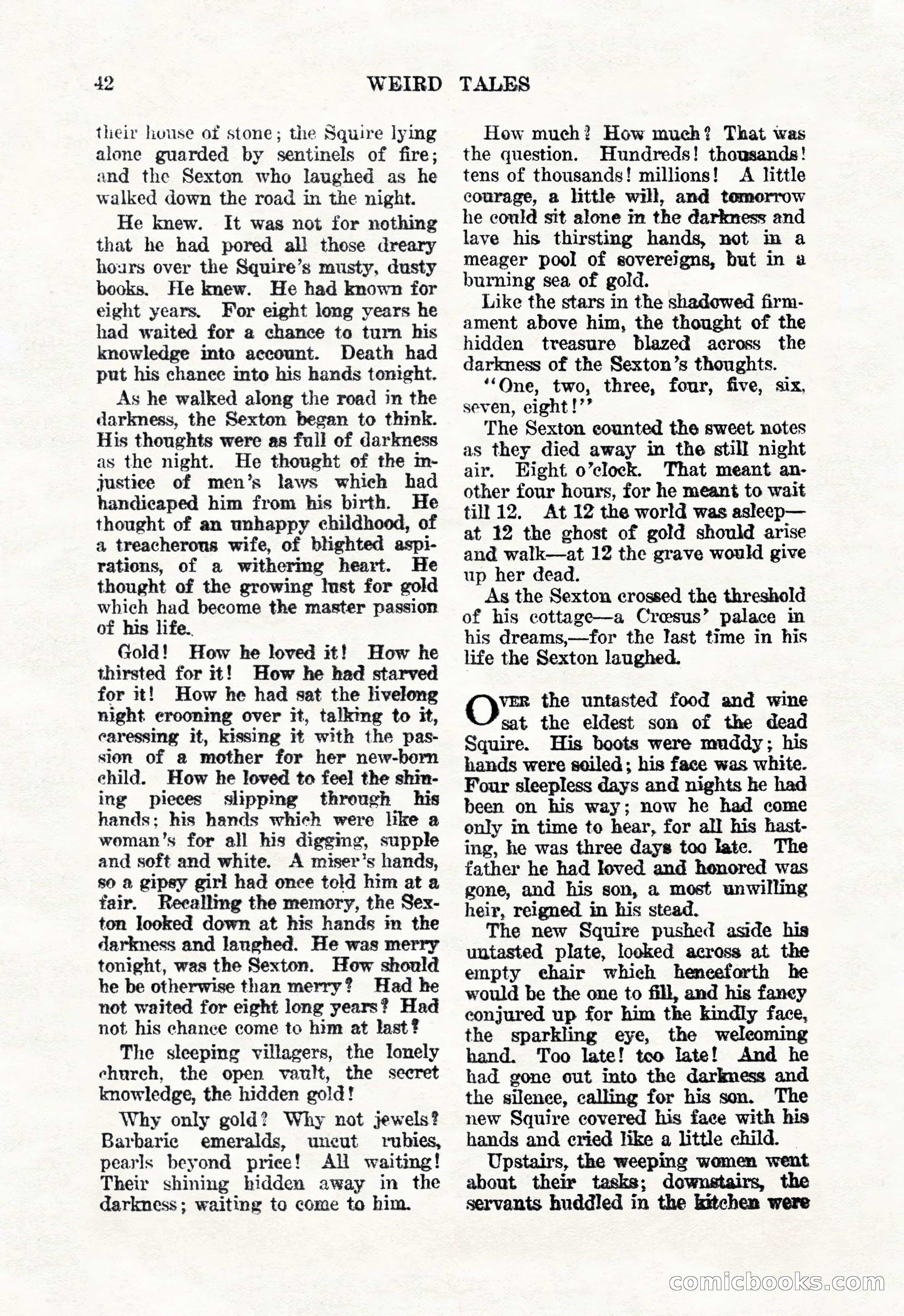 Weird Tales, January 1926 — page 44 of 148