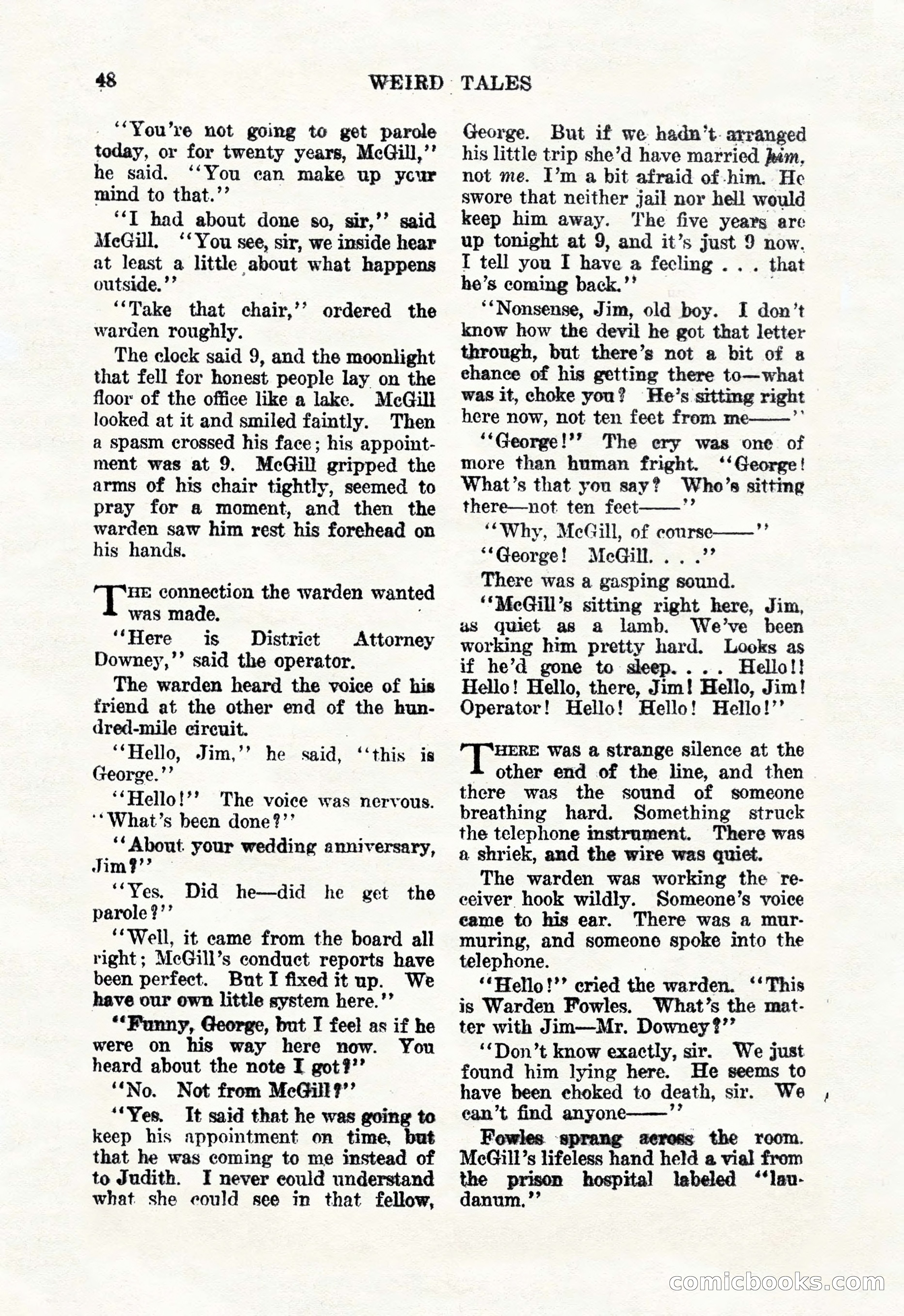 Weird Tales, January 1926 — page 50 of 148