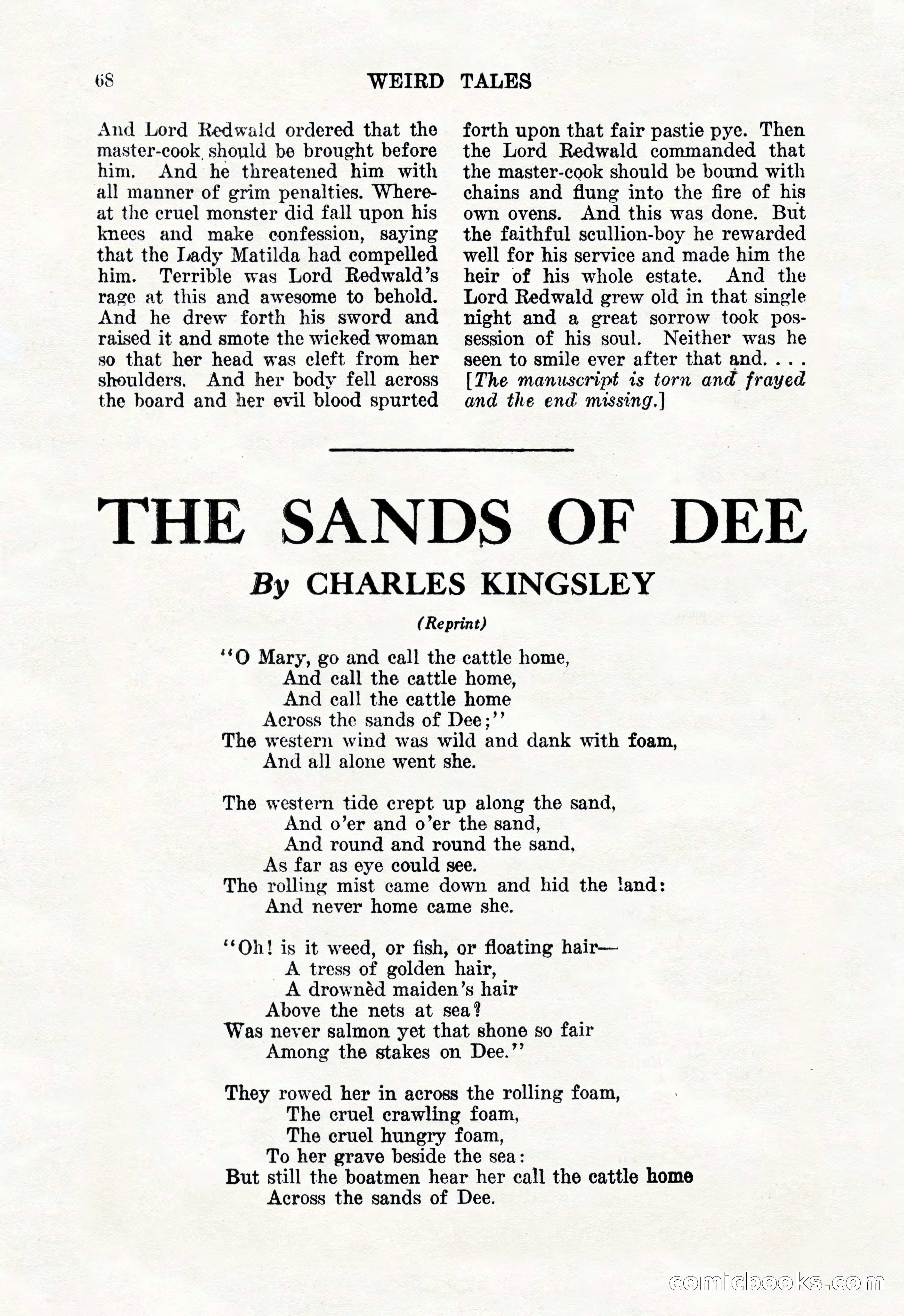 Weird Tales, January 1926 — page 70 of 148