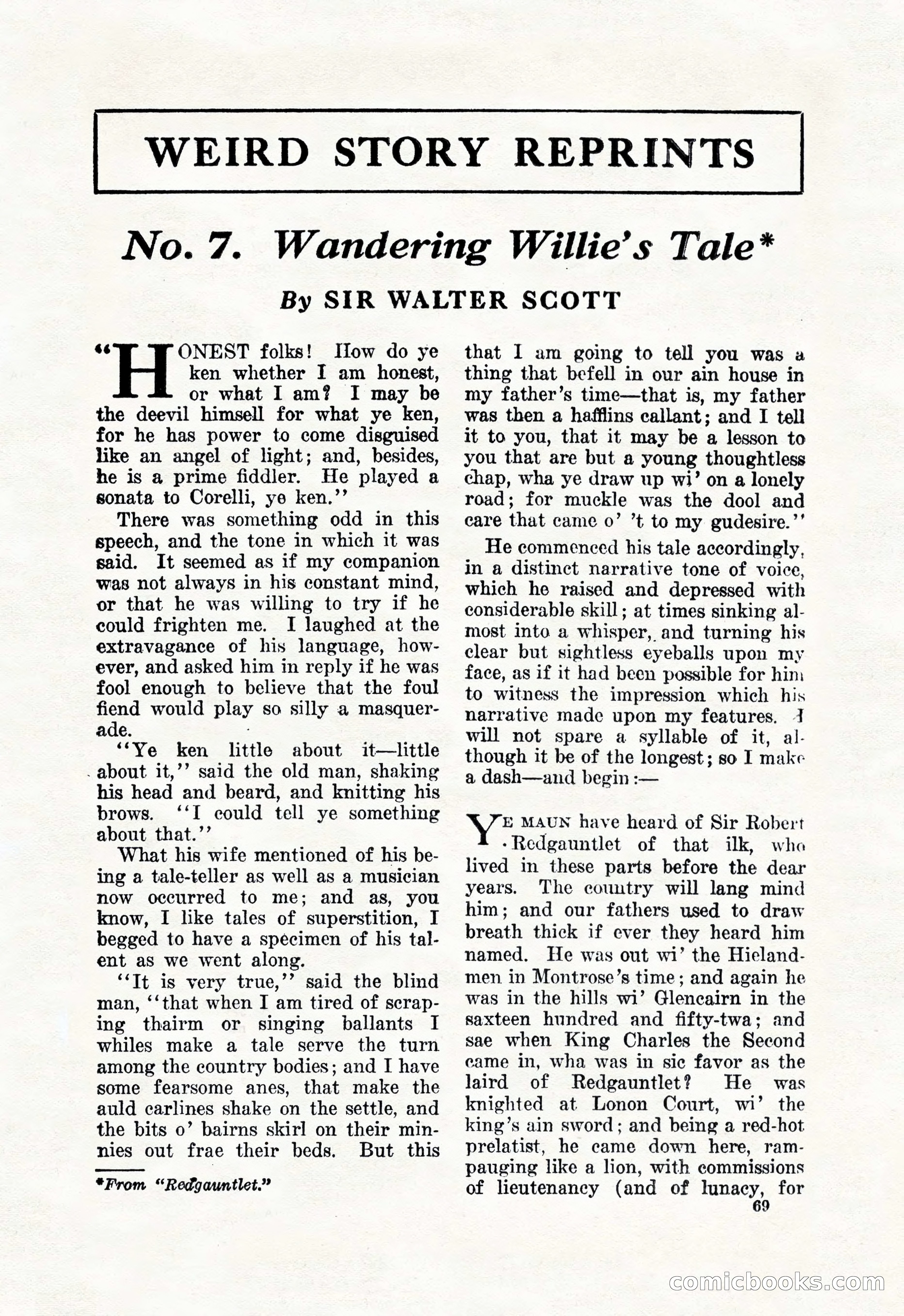 Weird Tales, January 1926 — page 71 of 148