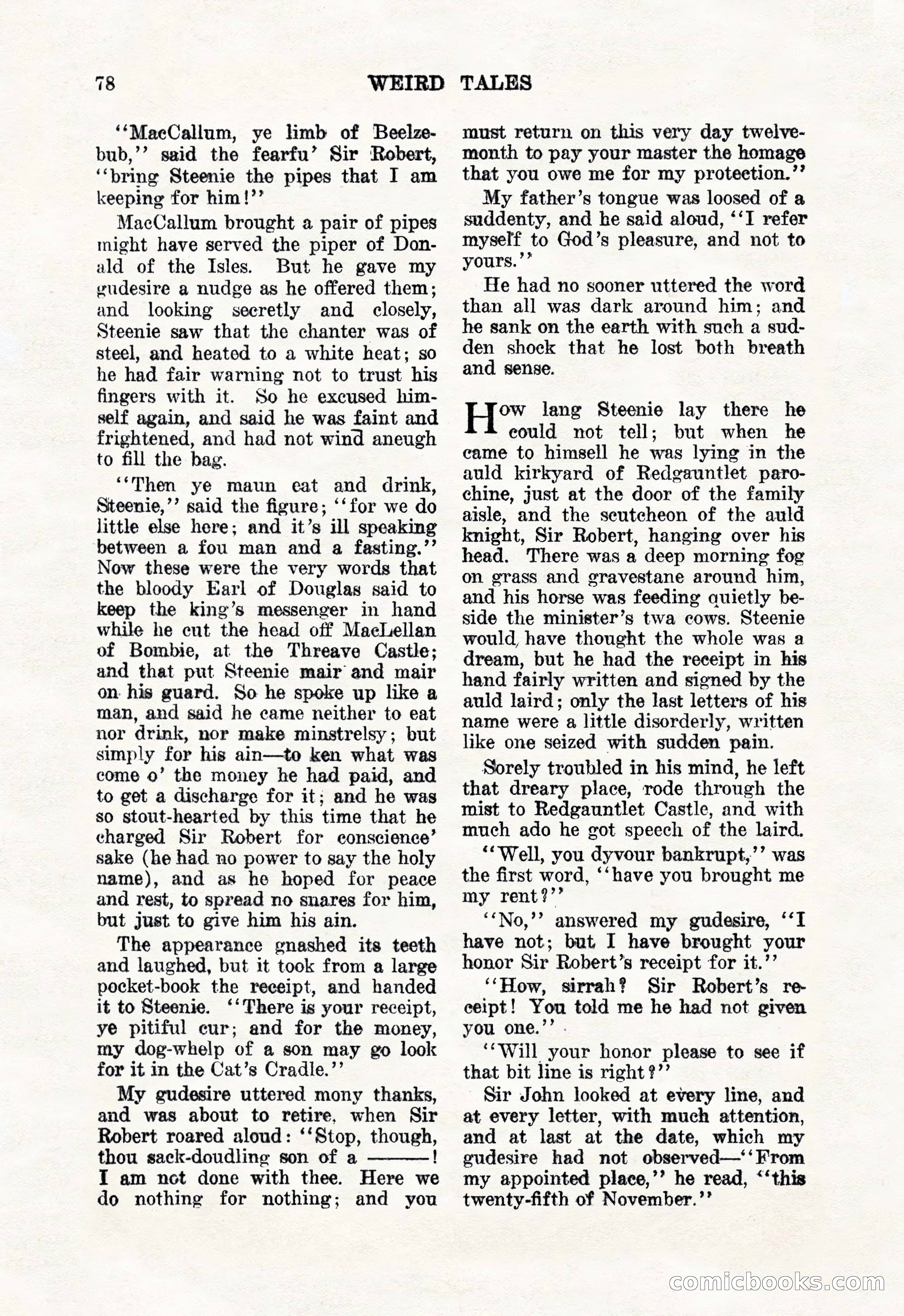 Weird Tales, January 1926 — page 80 of 148