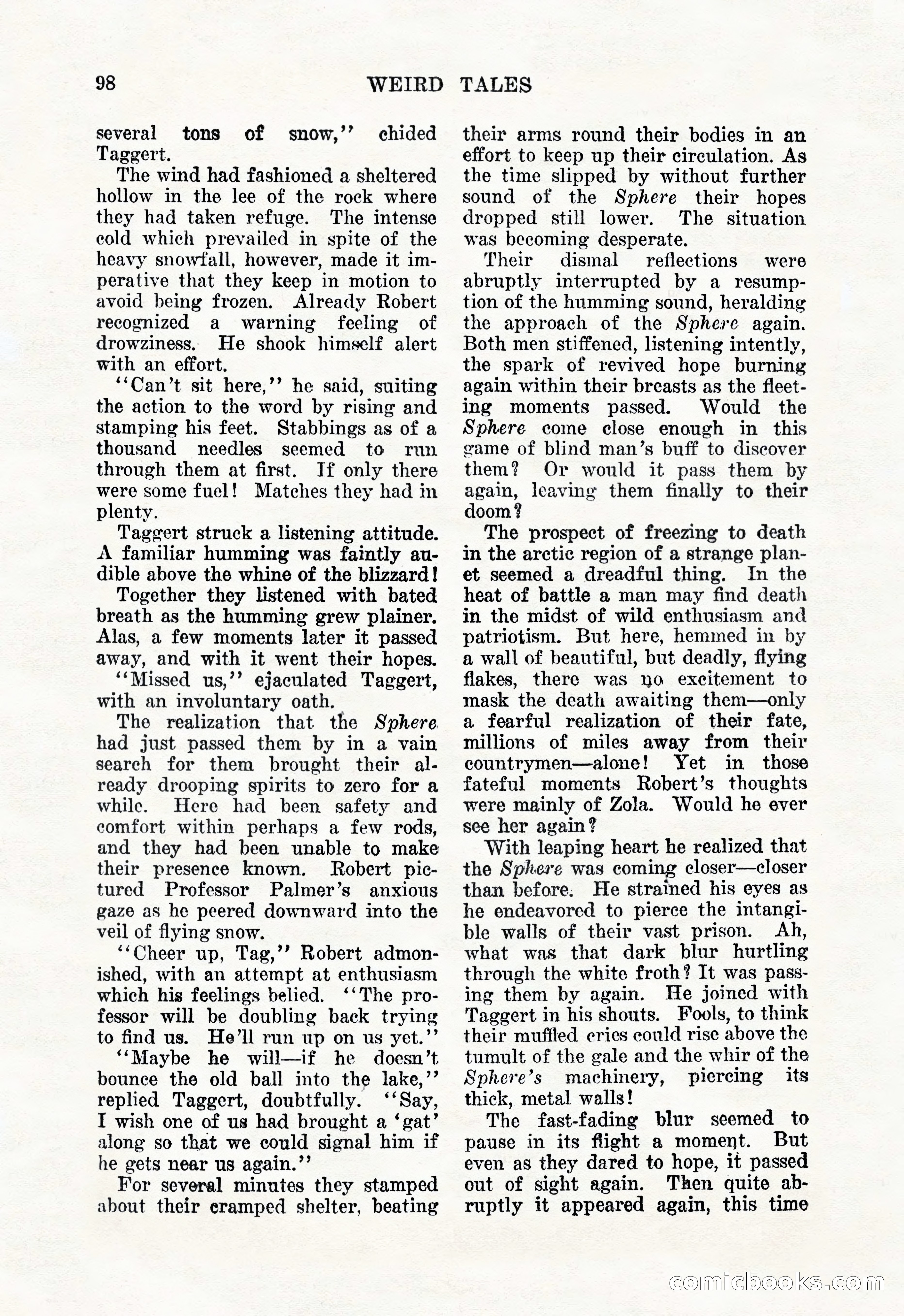 Weird Tales, January 1926 — page 100 of 148