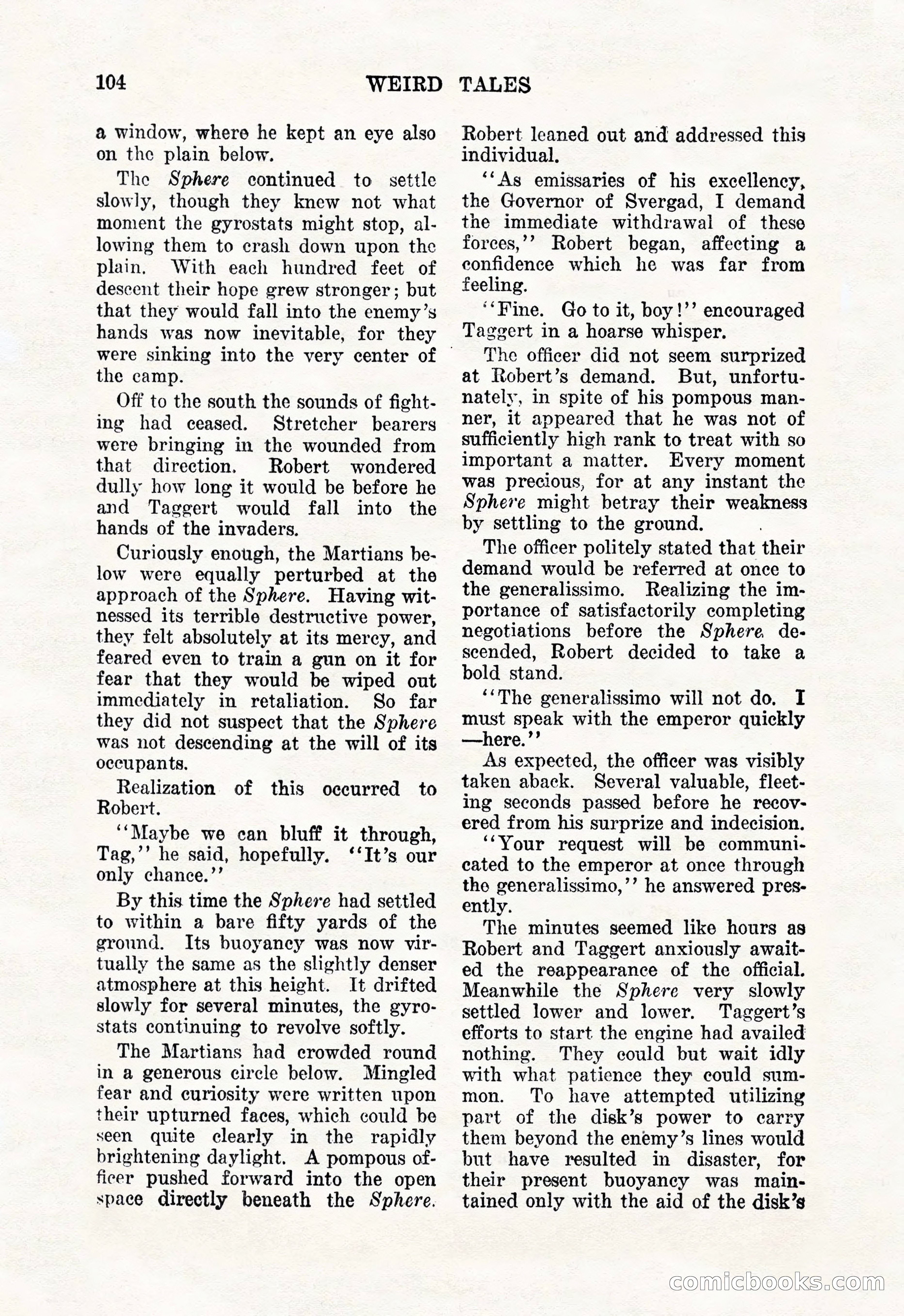 Weird Tales, January 1926 — page 106 of 148