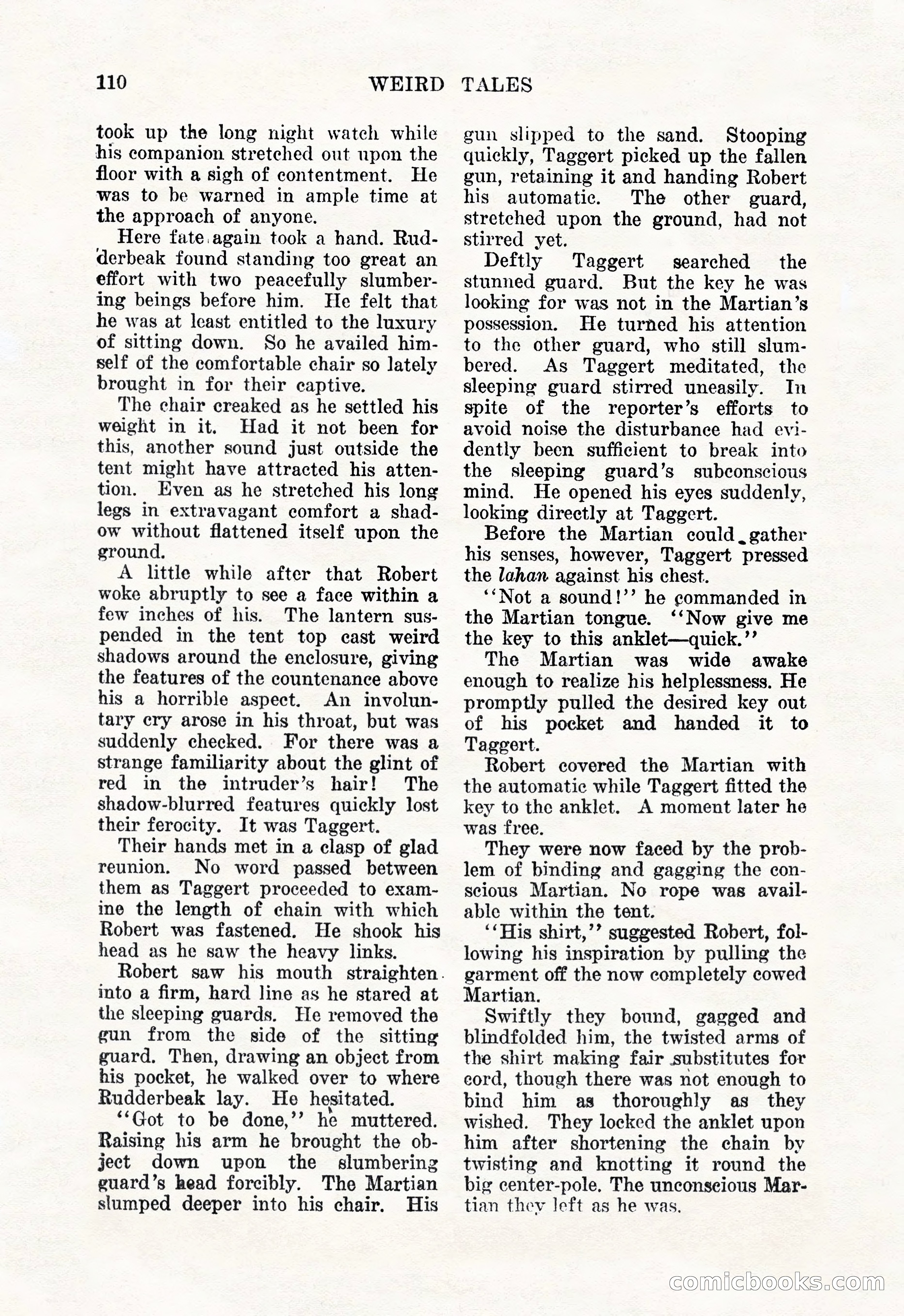 Weird Tales, January 1926 — page 112 of 148
