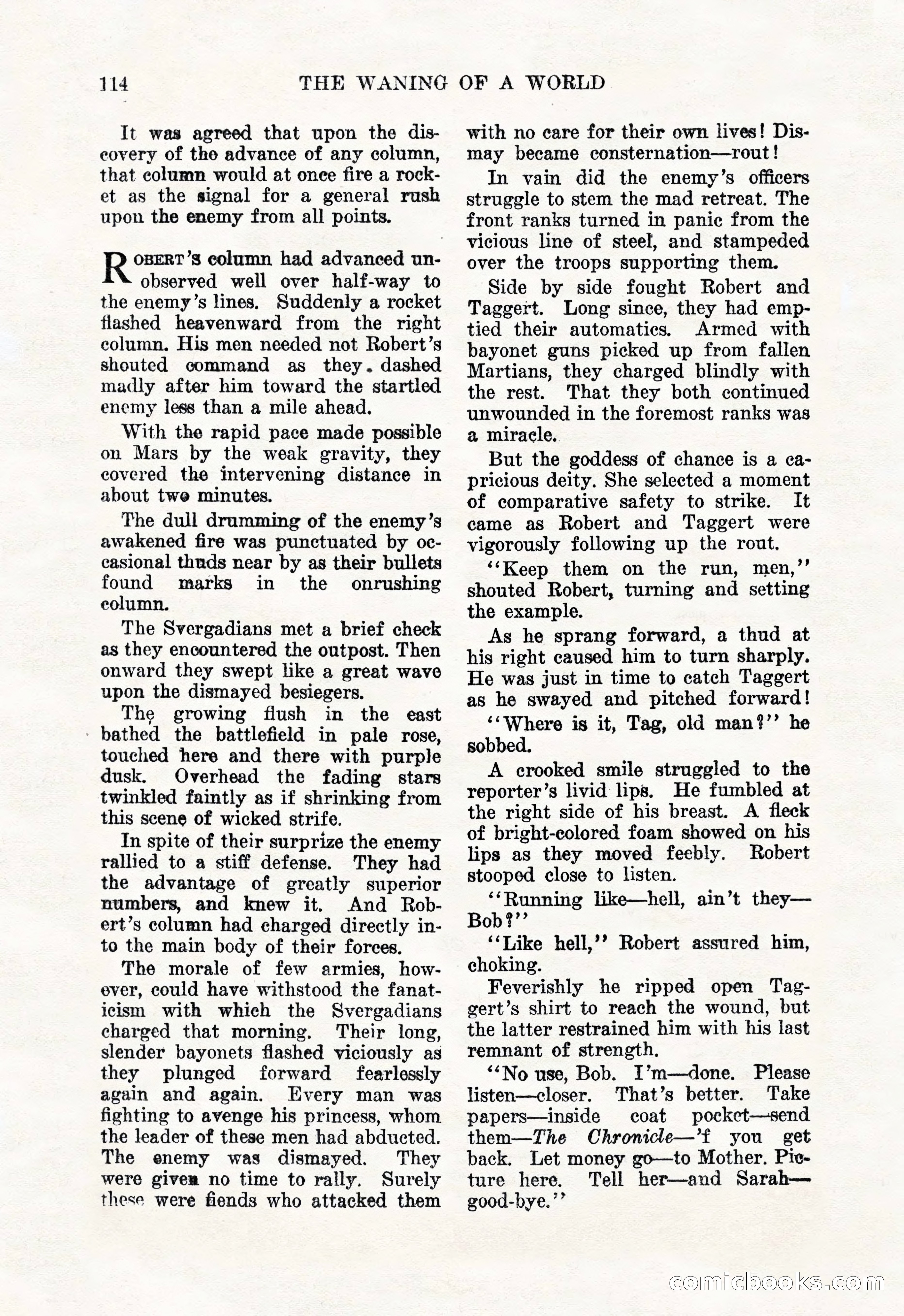 Weird Tales, January 1926 — page 116 of 148