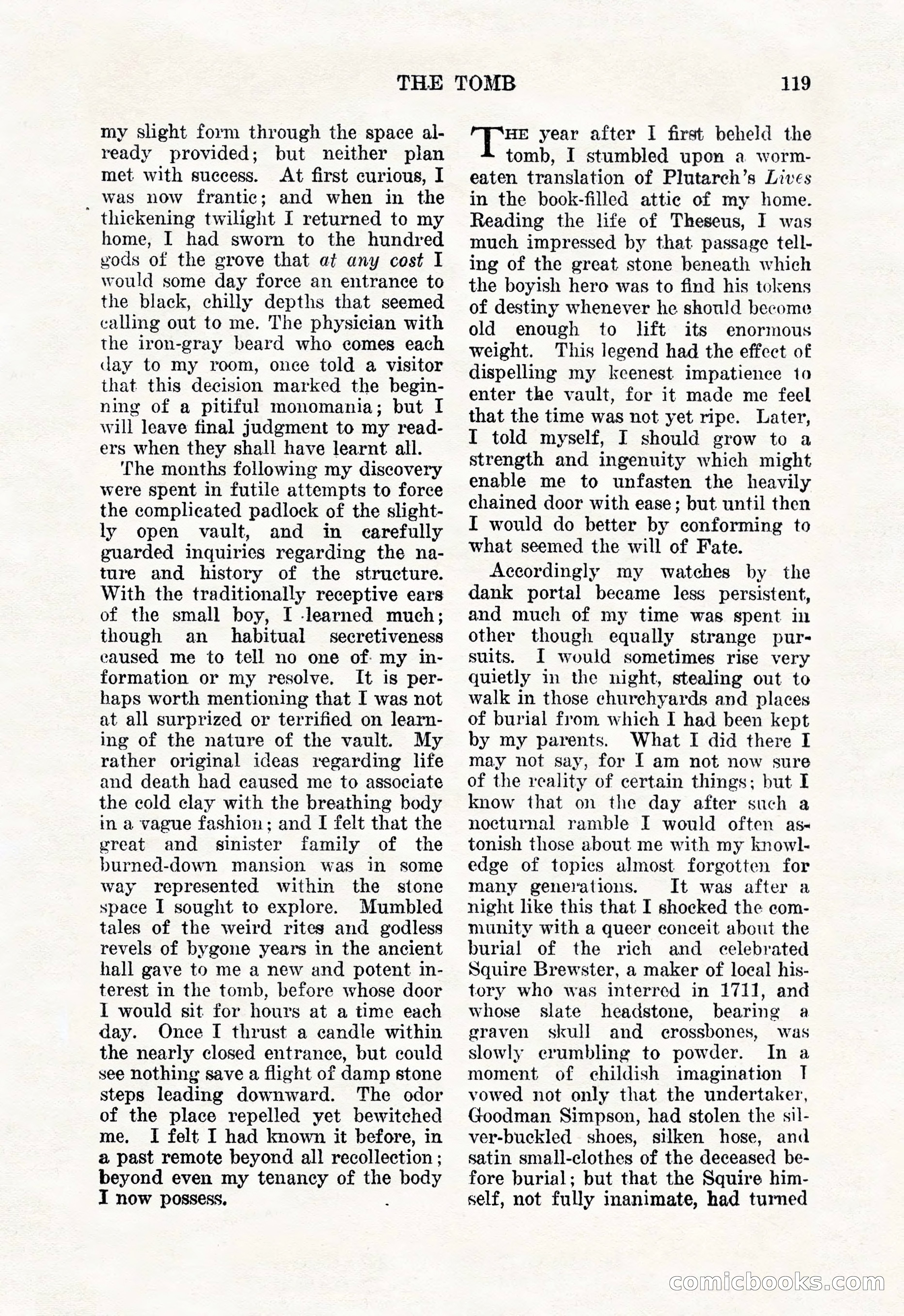 Weird Tales, January 1926 — page 121 of 148