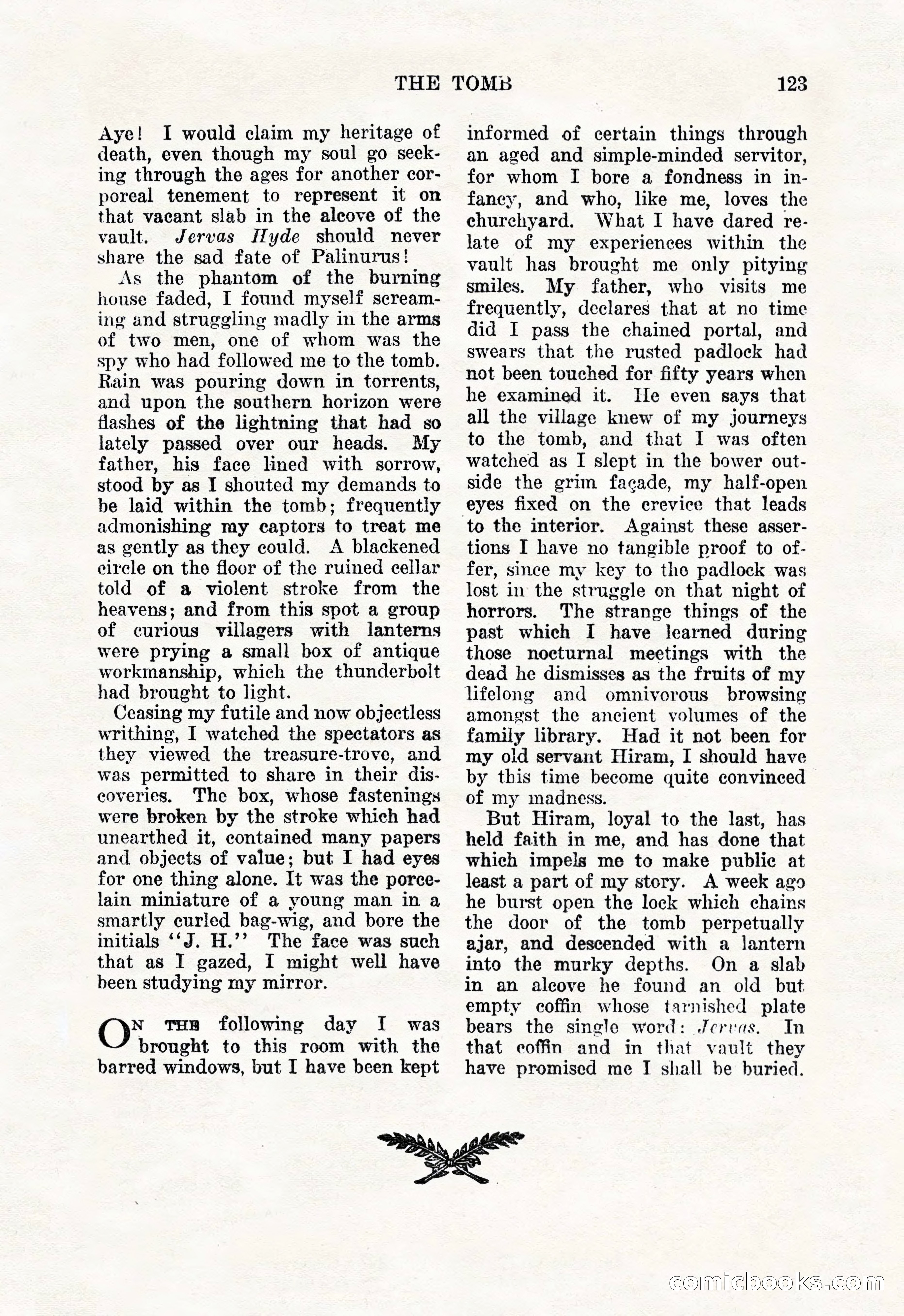 Weird Tales, January 1926 — page 125 of 148