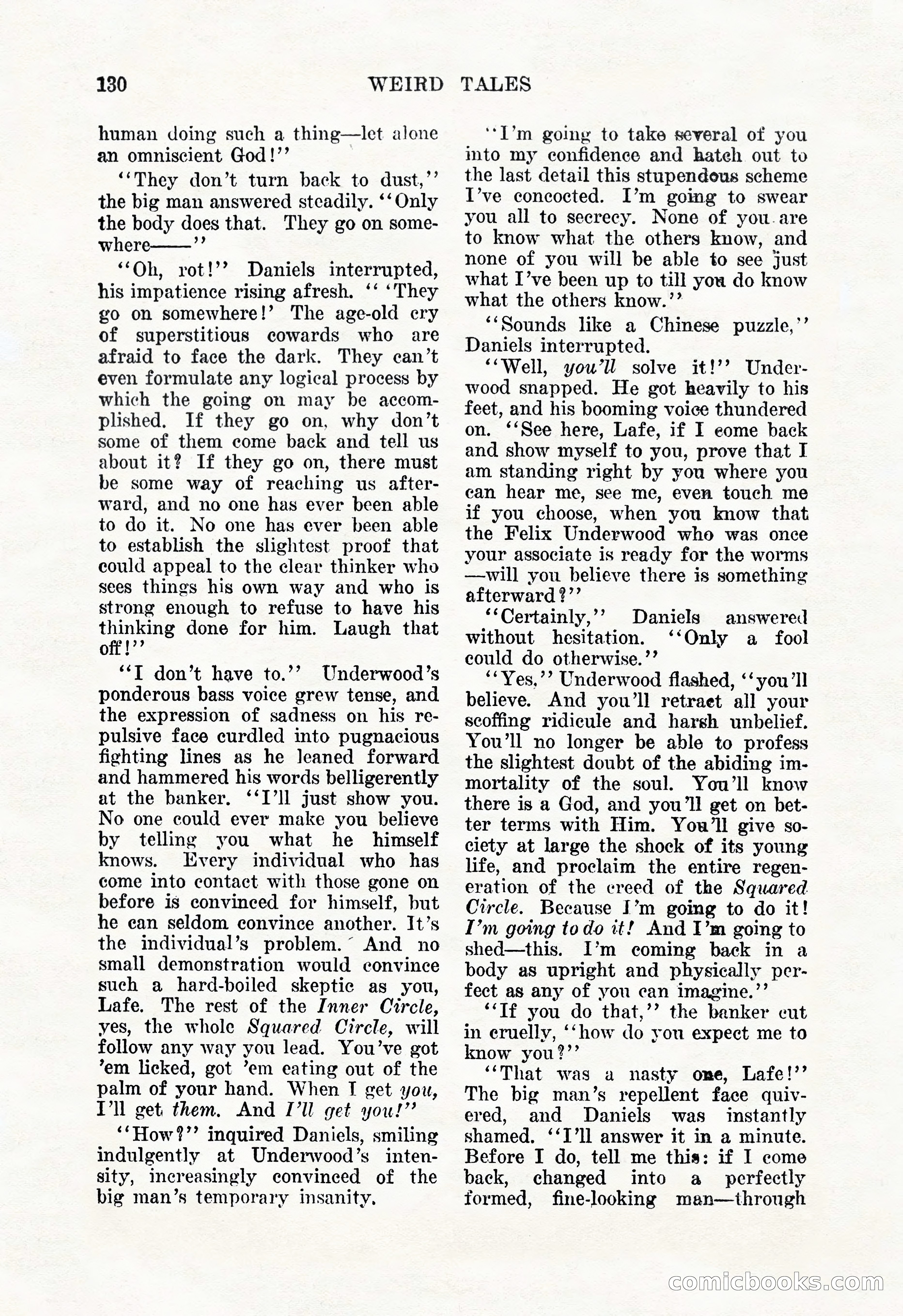 Weird Tales, January 1926 — page 132 of 148