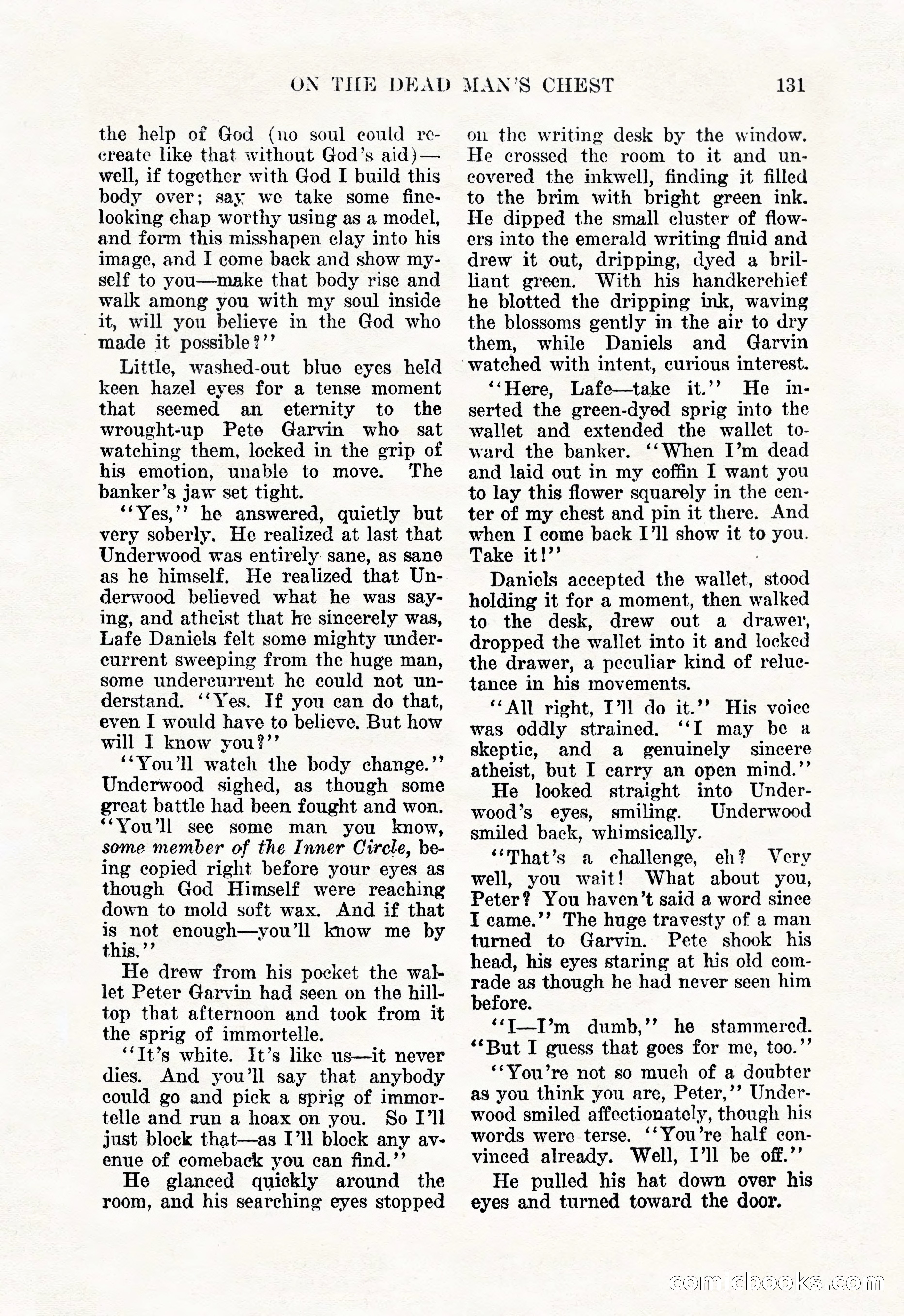 Weird Tales, January 1926 — page 133 of 148