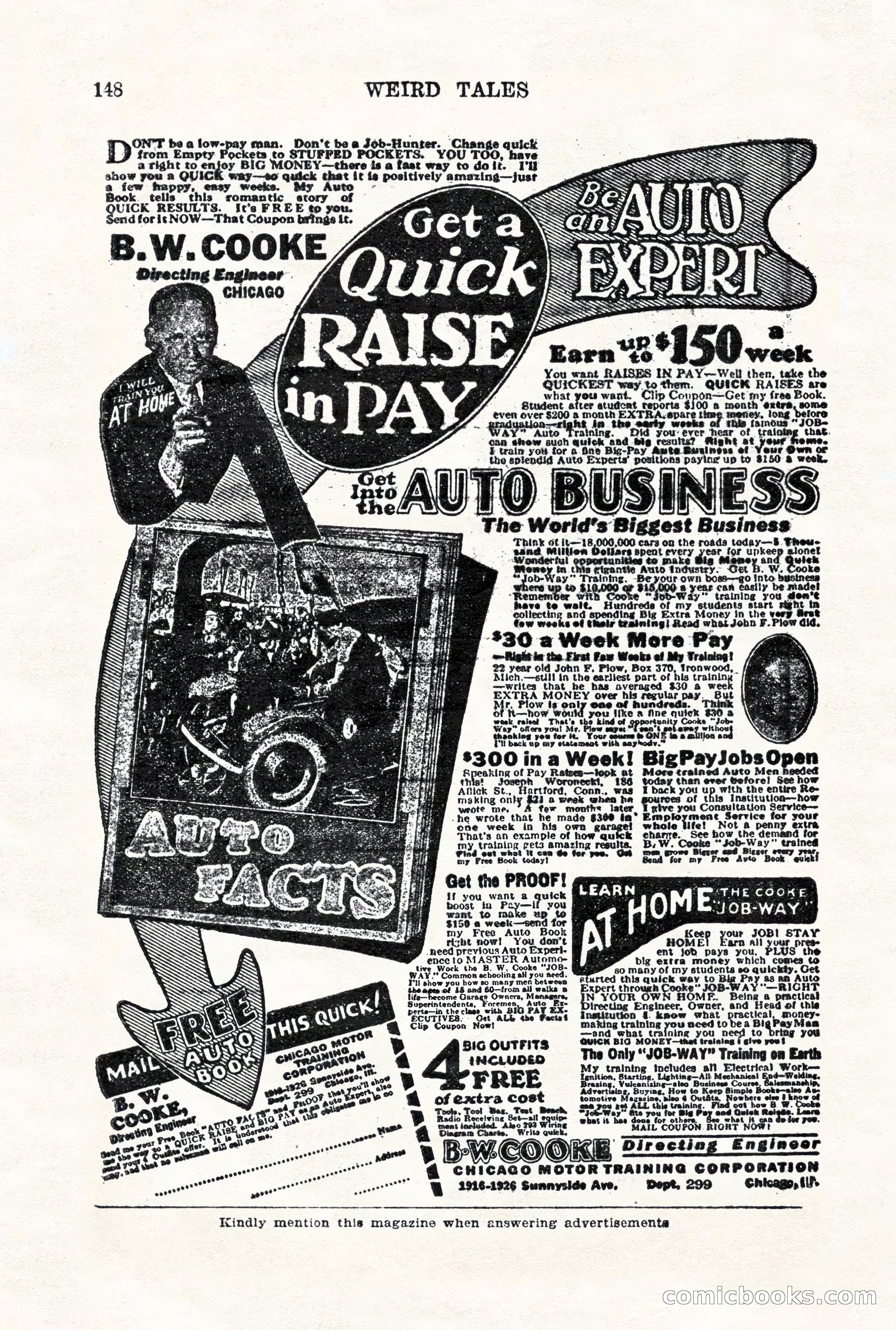 Weird Tales, Vol. VII, No. 2 — page 6 of 148
