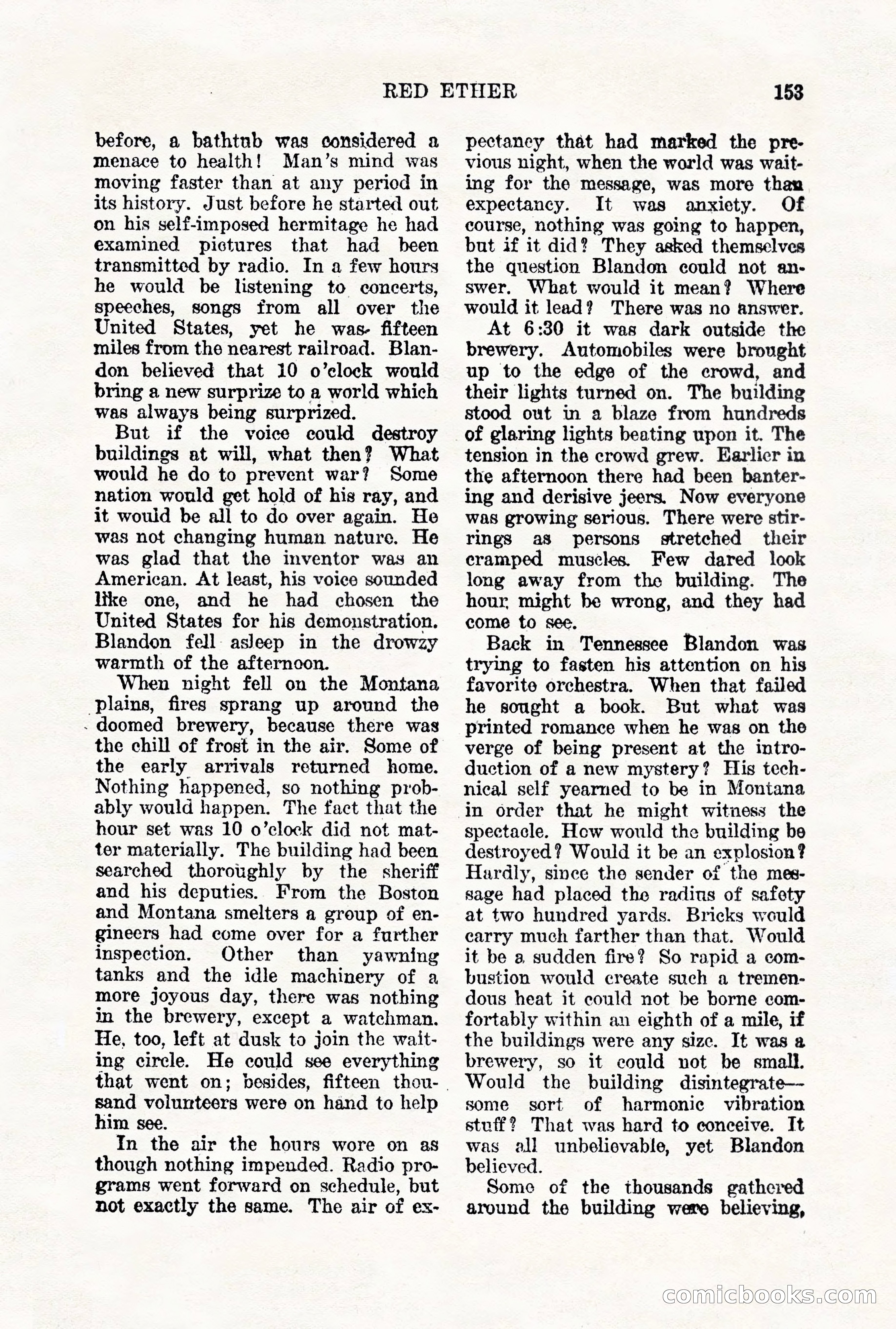 Weird Tales, Vol. VII, No. 2 — page 11 of 148