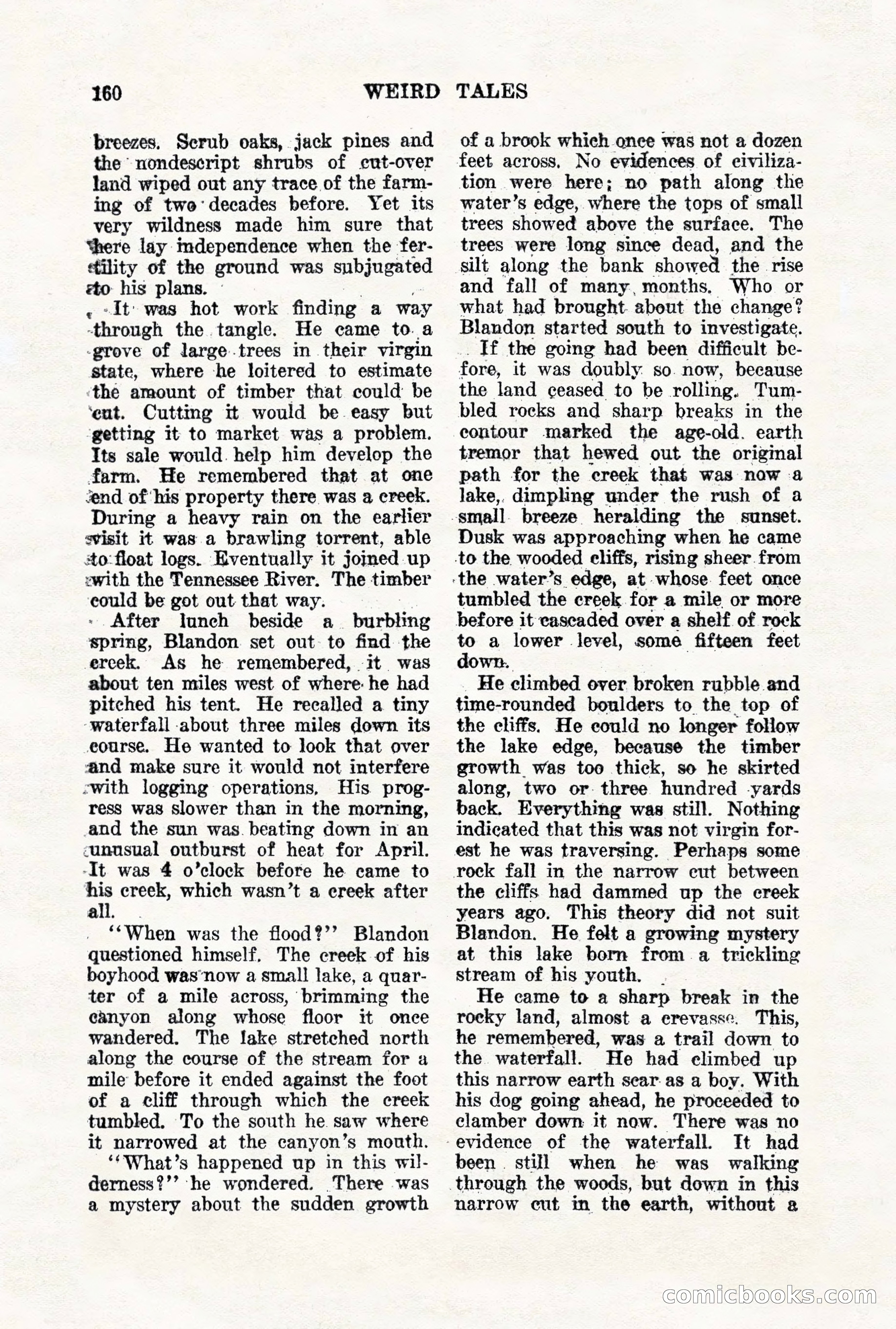 Weird Tales, Vol. VII, No. 2 — page 18 of 148