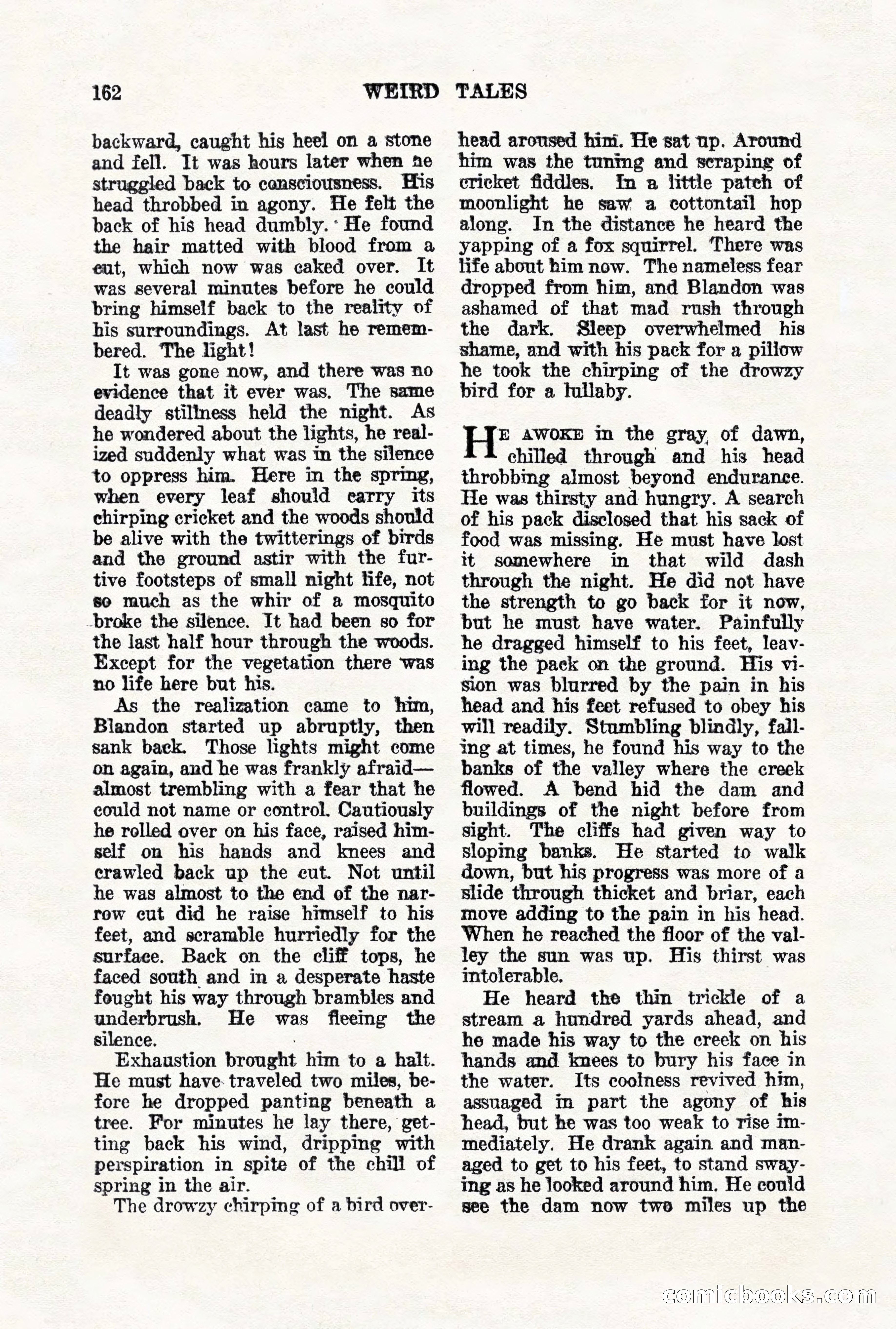 Weird Tales, Vol. VII, No. 2 — page 20 of 148