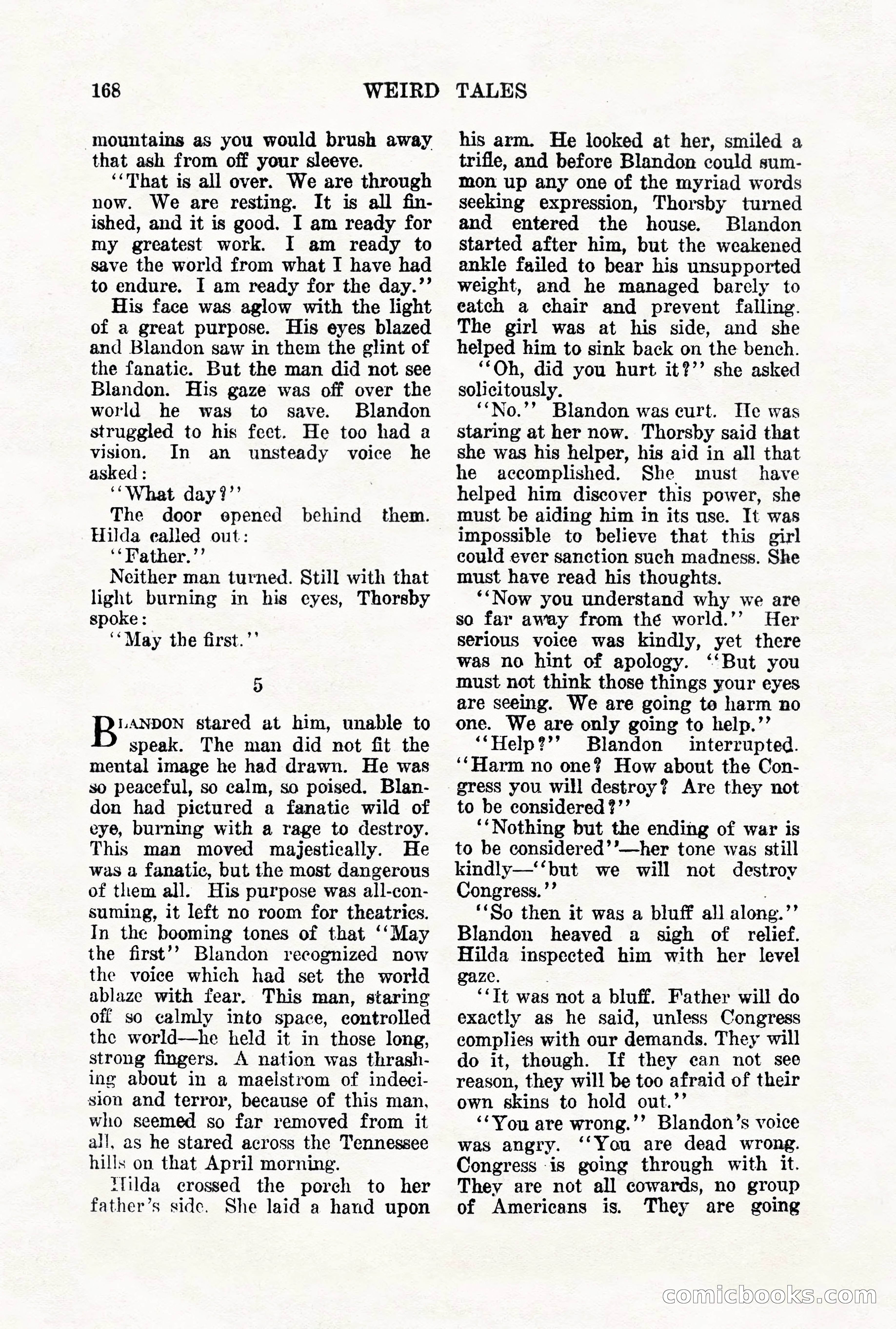 Weird Tales, Vol. VII, No. 2 — page 26 of 148