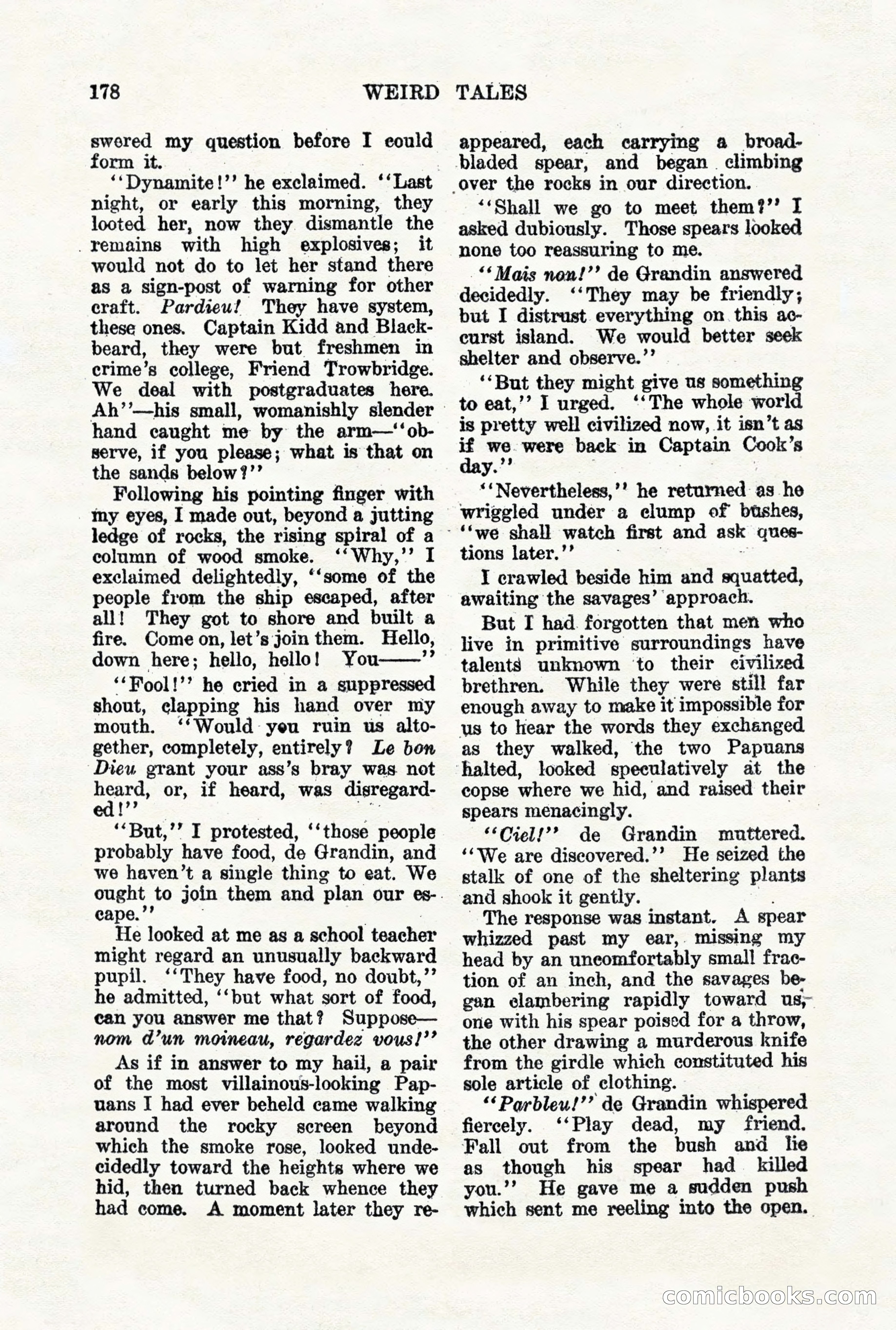 Weird Tales, Vol. VII, No. 2 — page 36 of 148