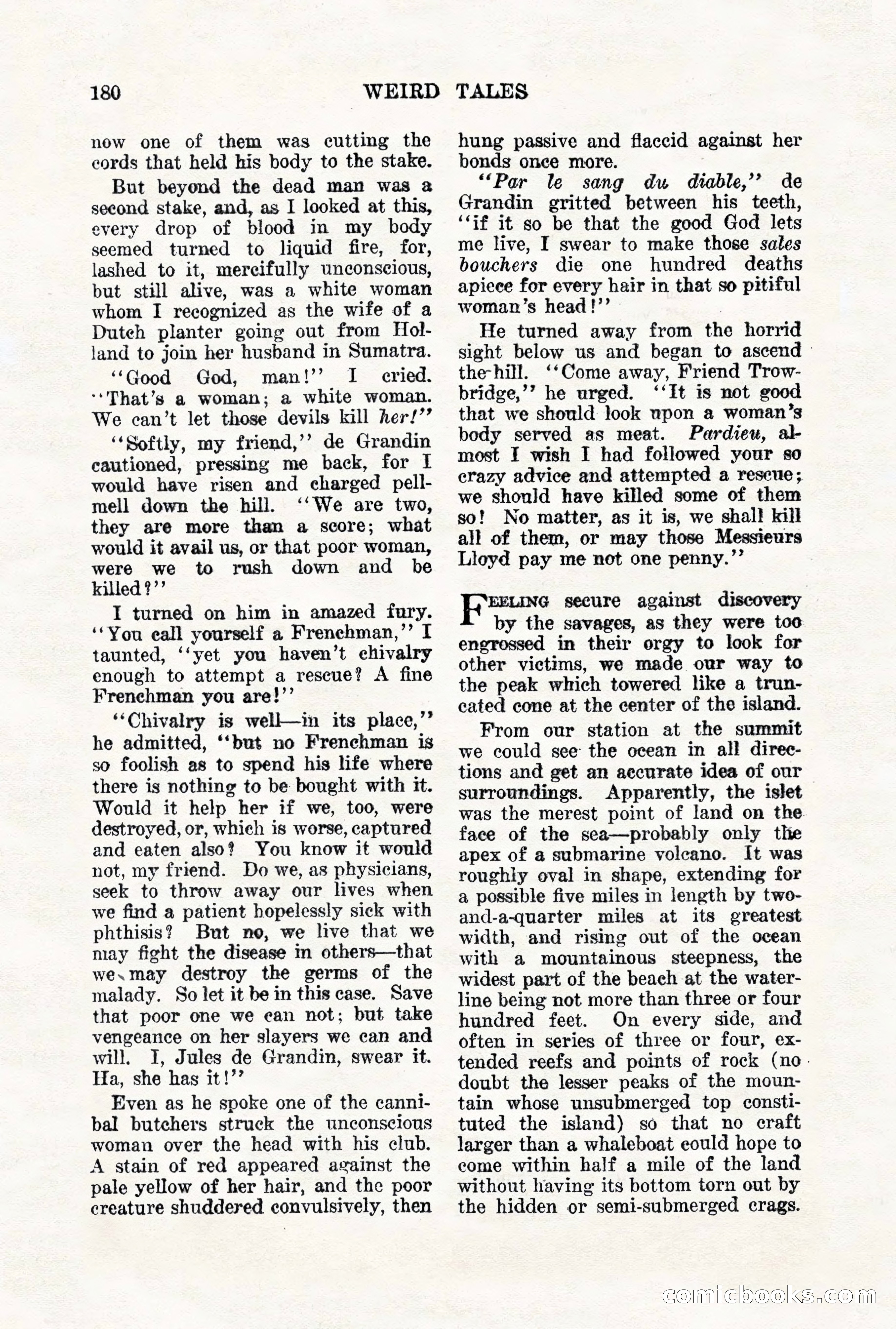 Weird Tales, Vol. VII, No. 2 — page 38 of 148
