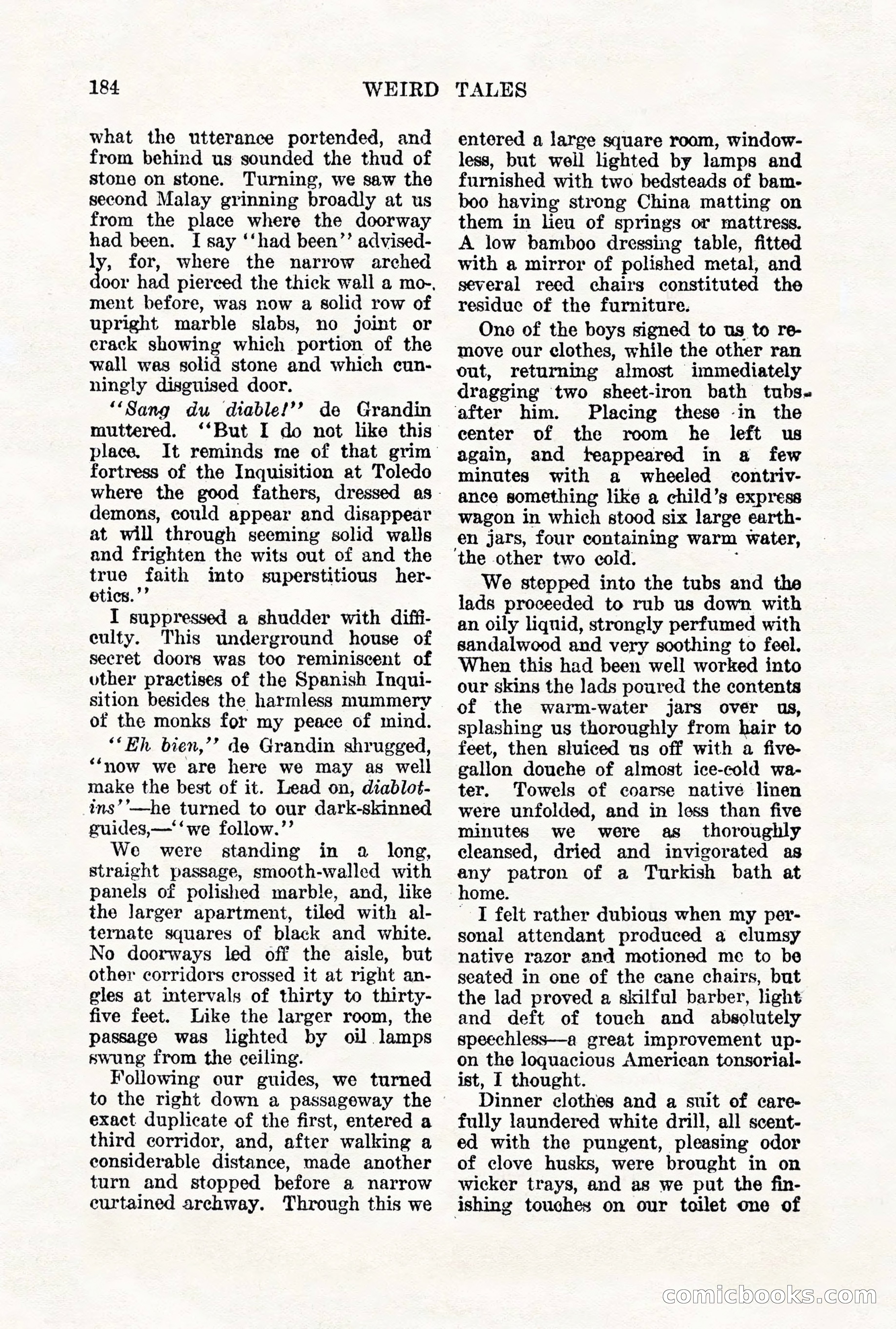 Weird Tales, Vol. VII, No. 2 — page 42 of 148