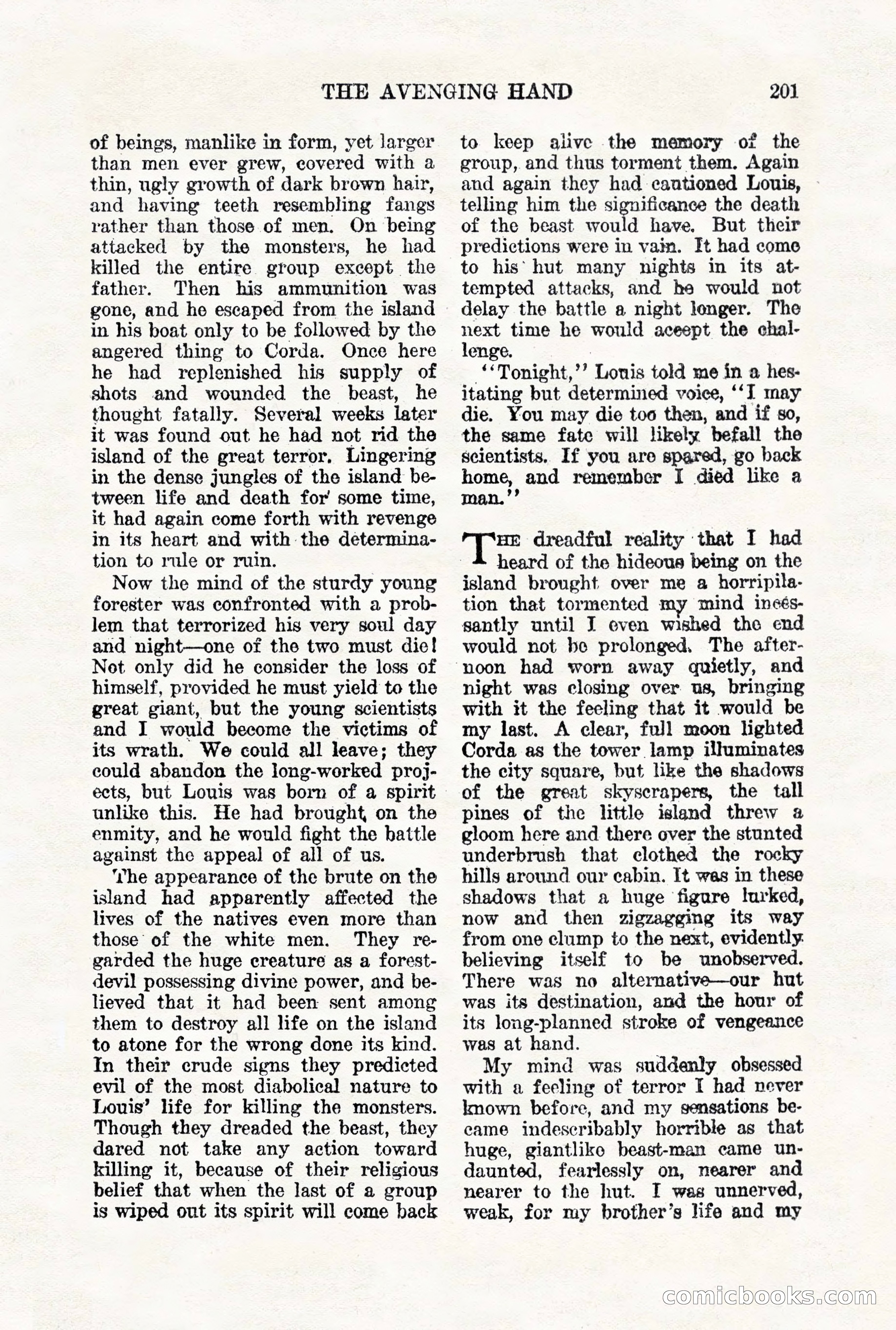 Weird Tales, Vol. VII, No. 2 — page 59 of 148