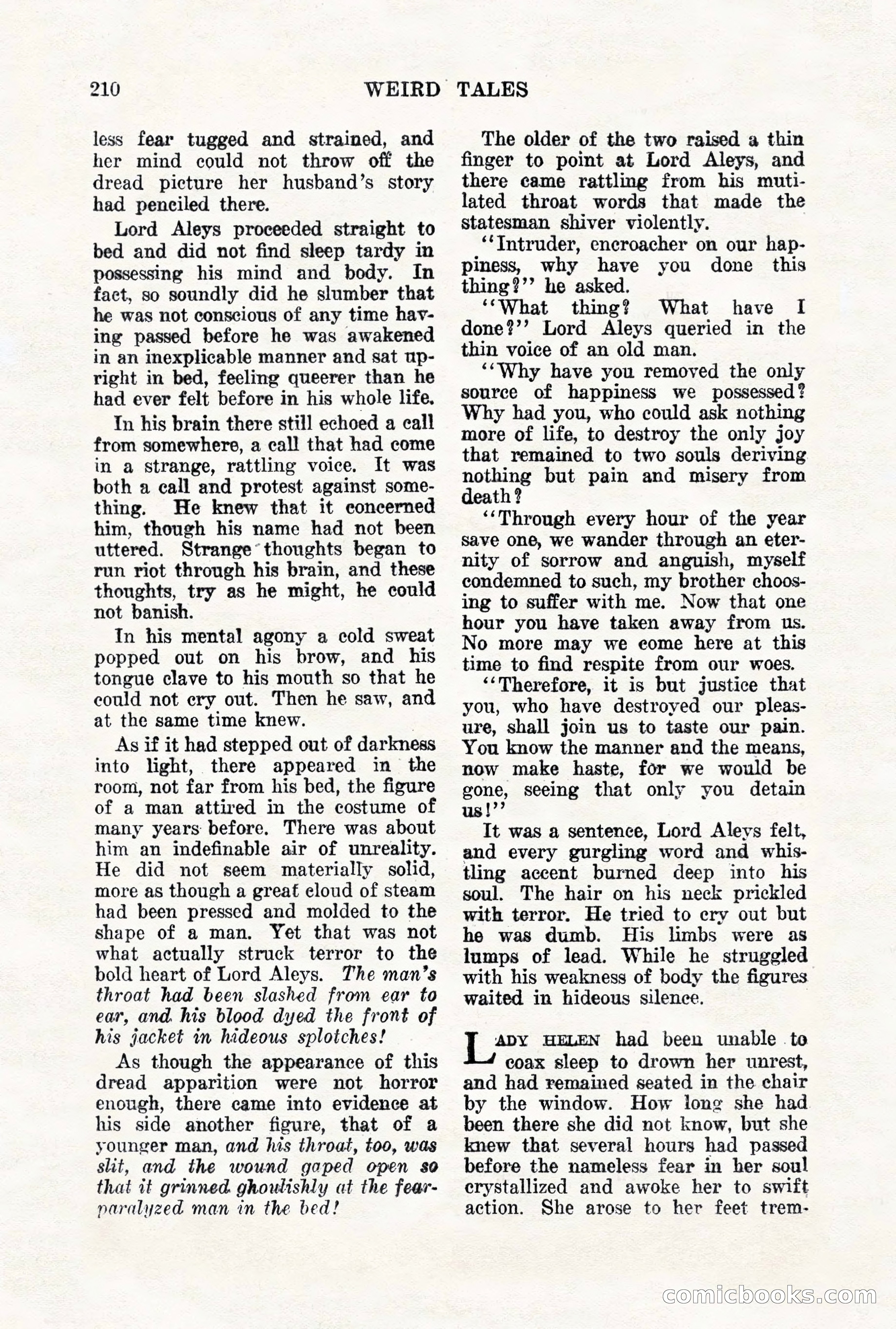 Weird Tales, Vol. VII, No. 2 — page 68 of 148