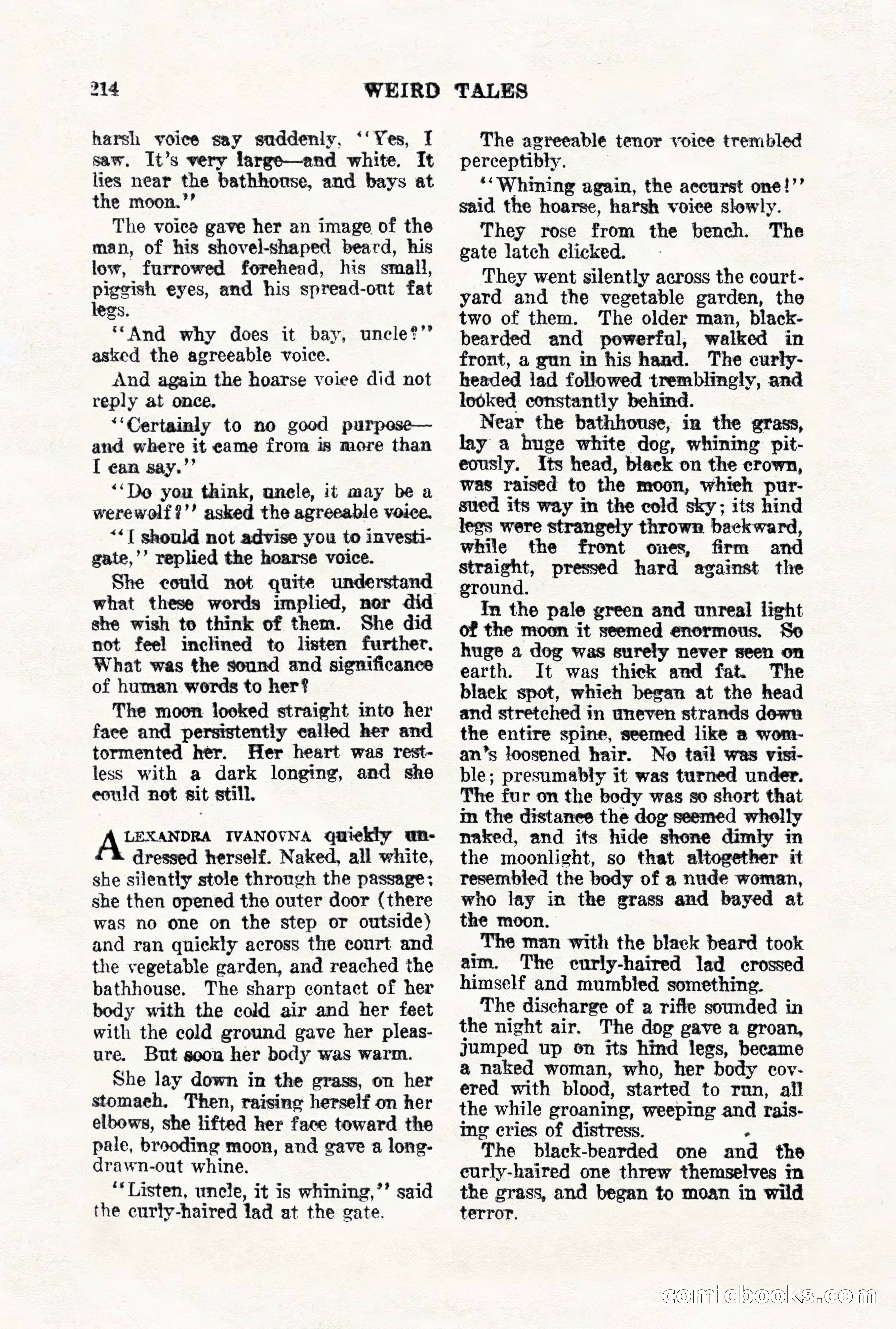 Weird Tales, Vol. VII, No. 2 — page 72 of 148