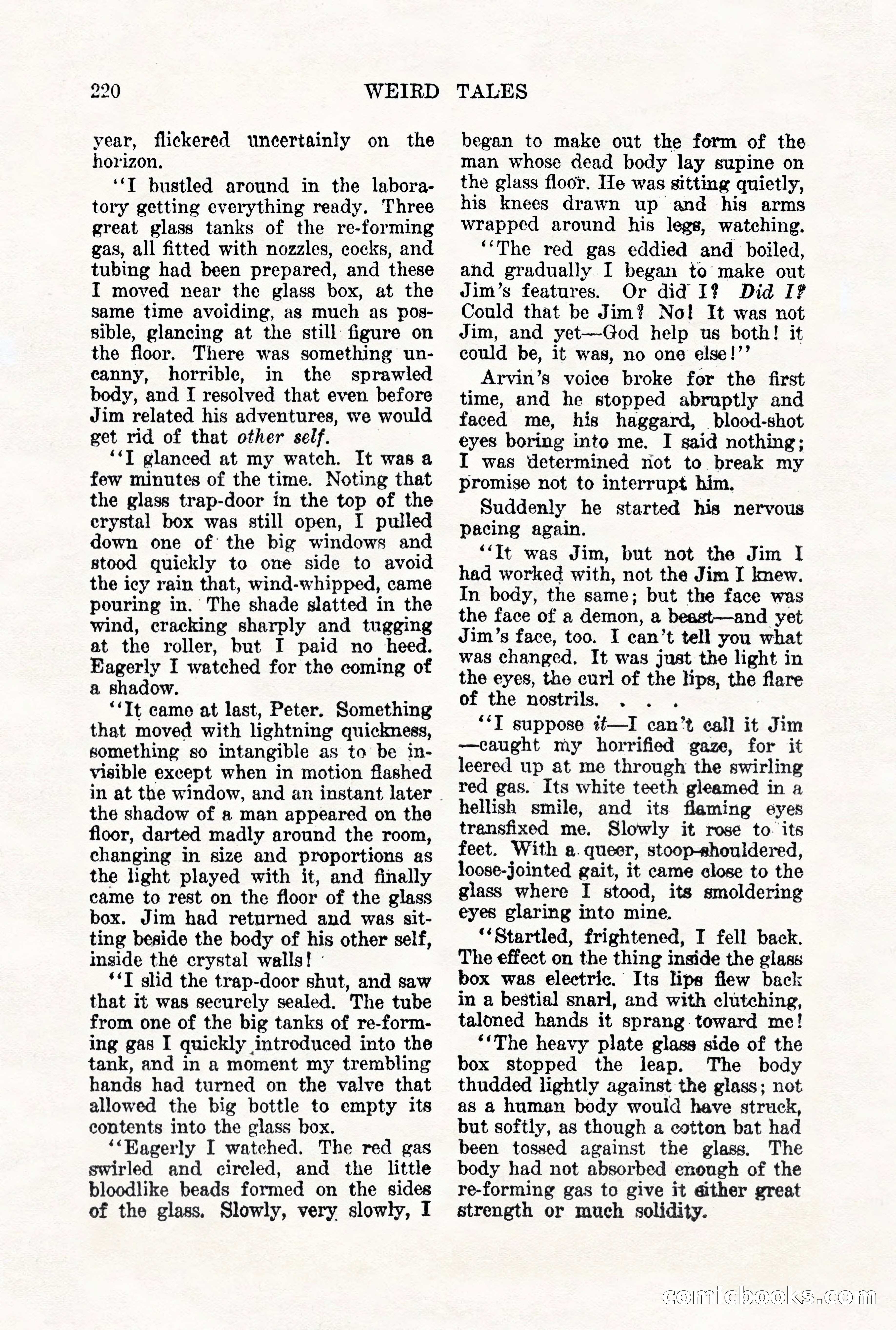 Weird Tales, Vol. VII, No. 2 — page 78 of 148