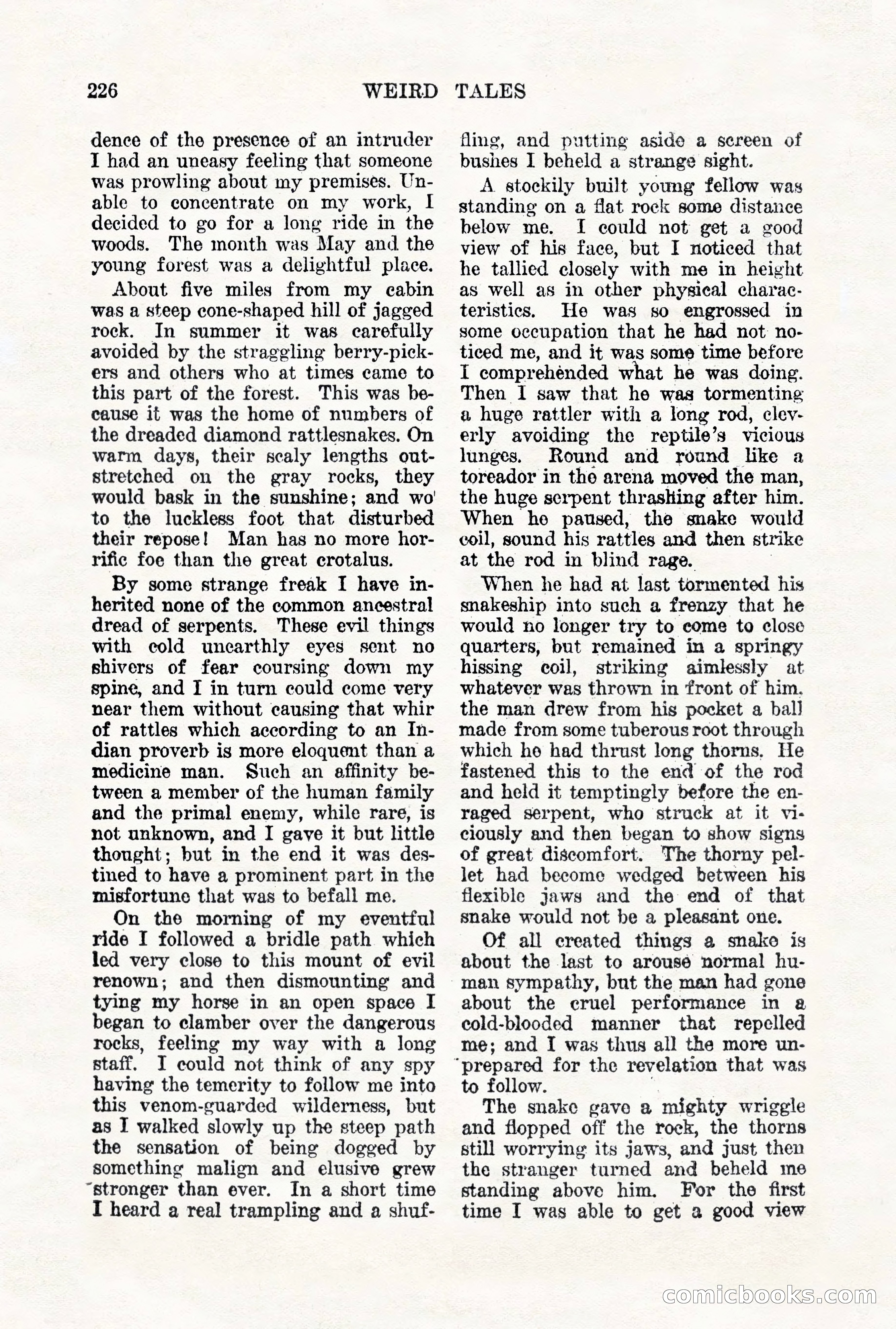 Weird Tales, Vol. VII, No. 2 — page 84 of 148