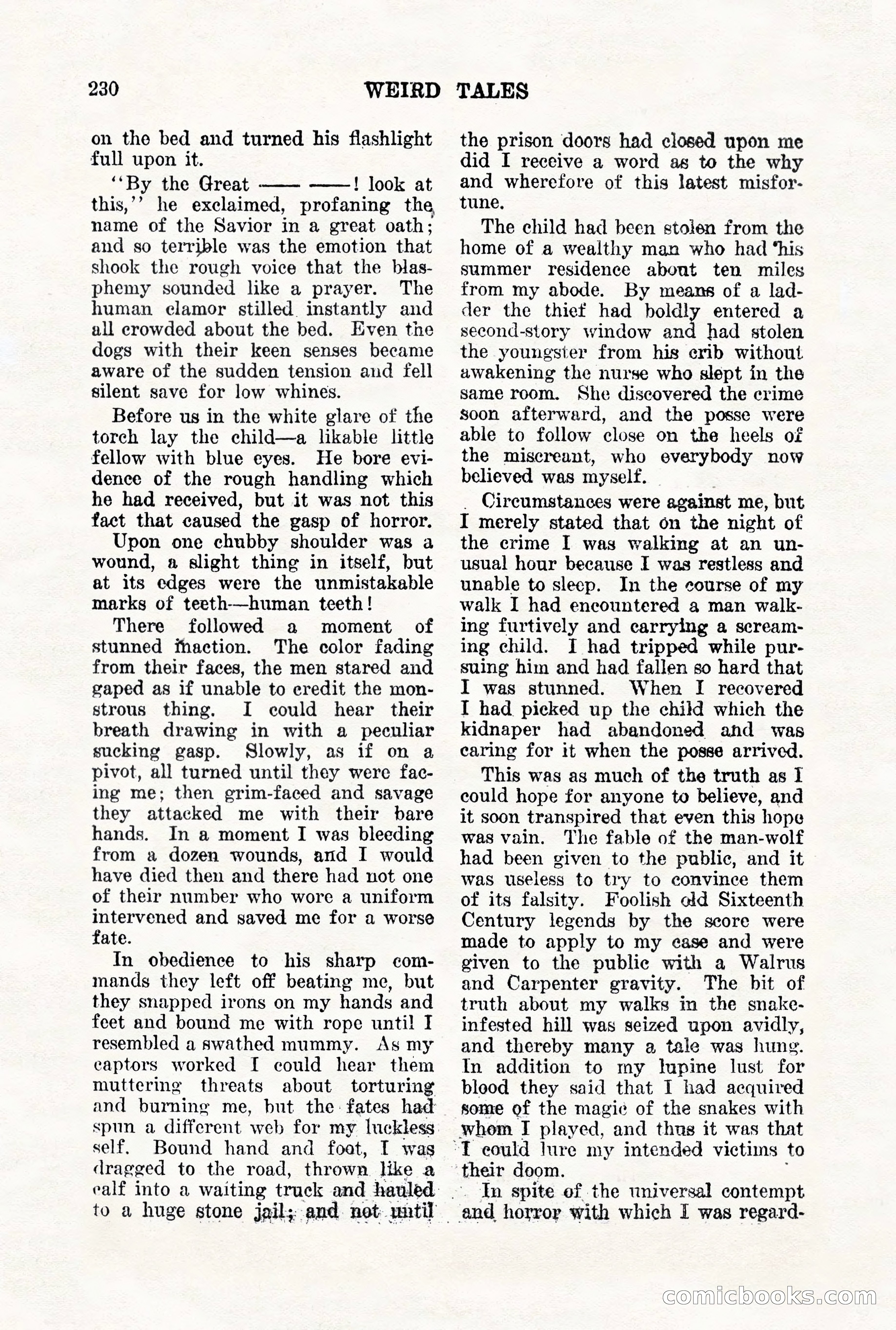 Weird Tales, Vol. VII, No. 2 — page 88 of 148