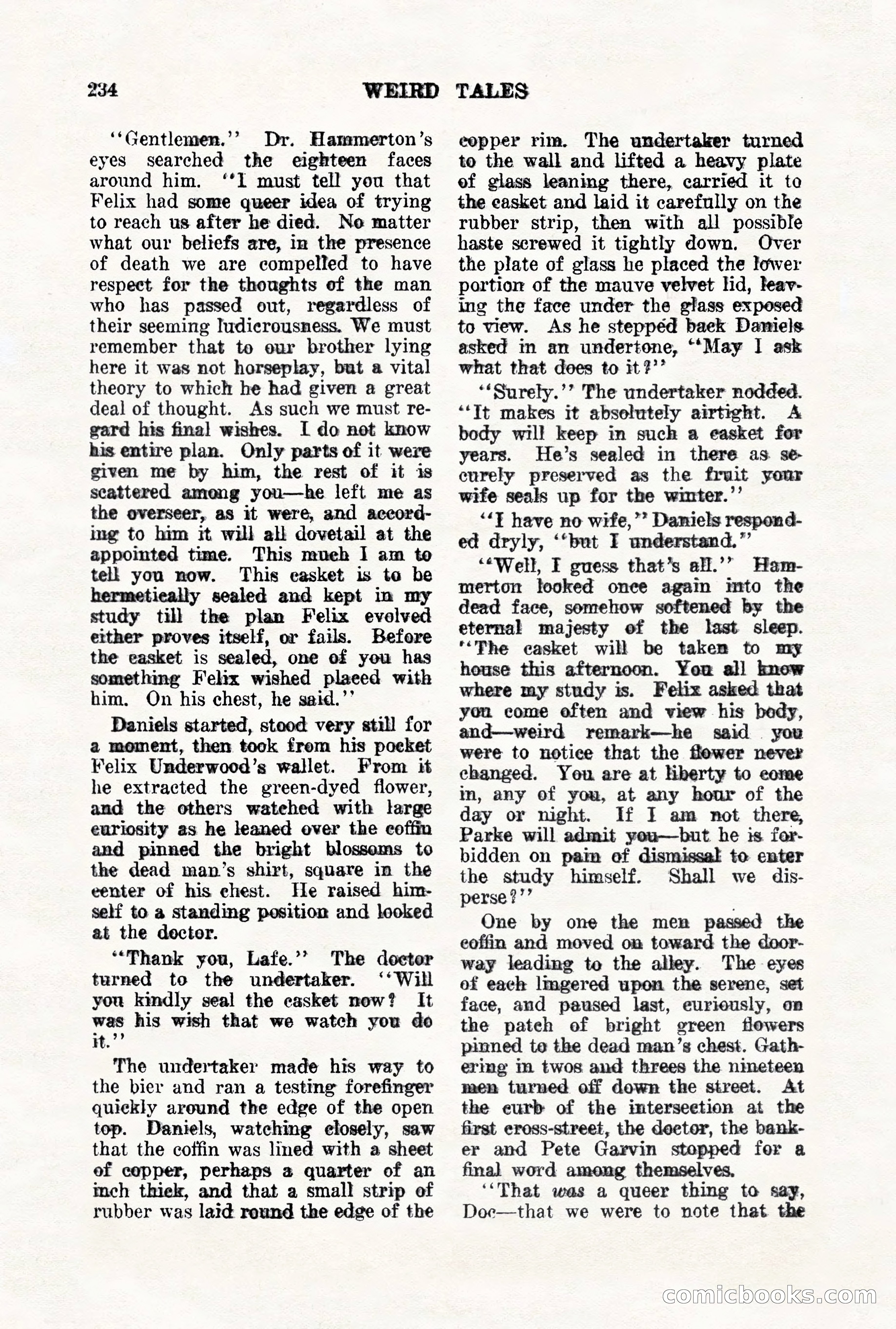 Weird Tales, Vol. VII, No. 2 — page 92 of 148